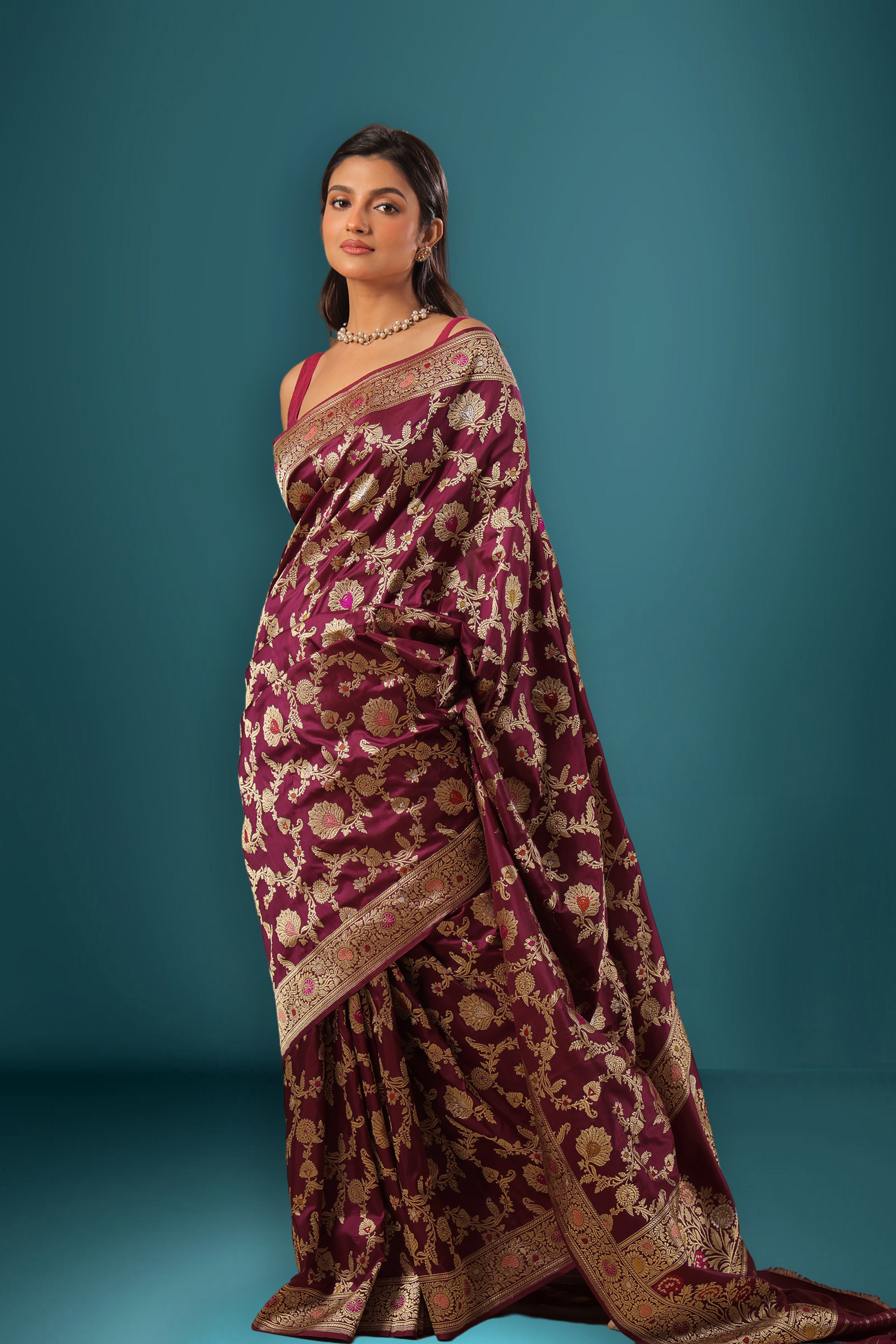 Exclusive Meena Jaal Katan Banarasi