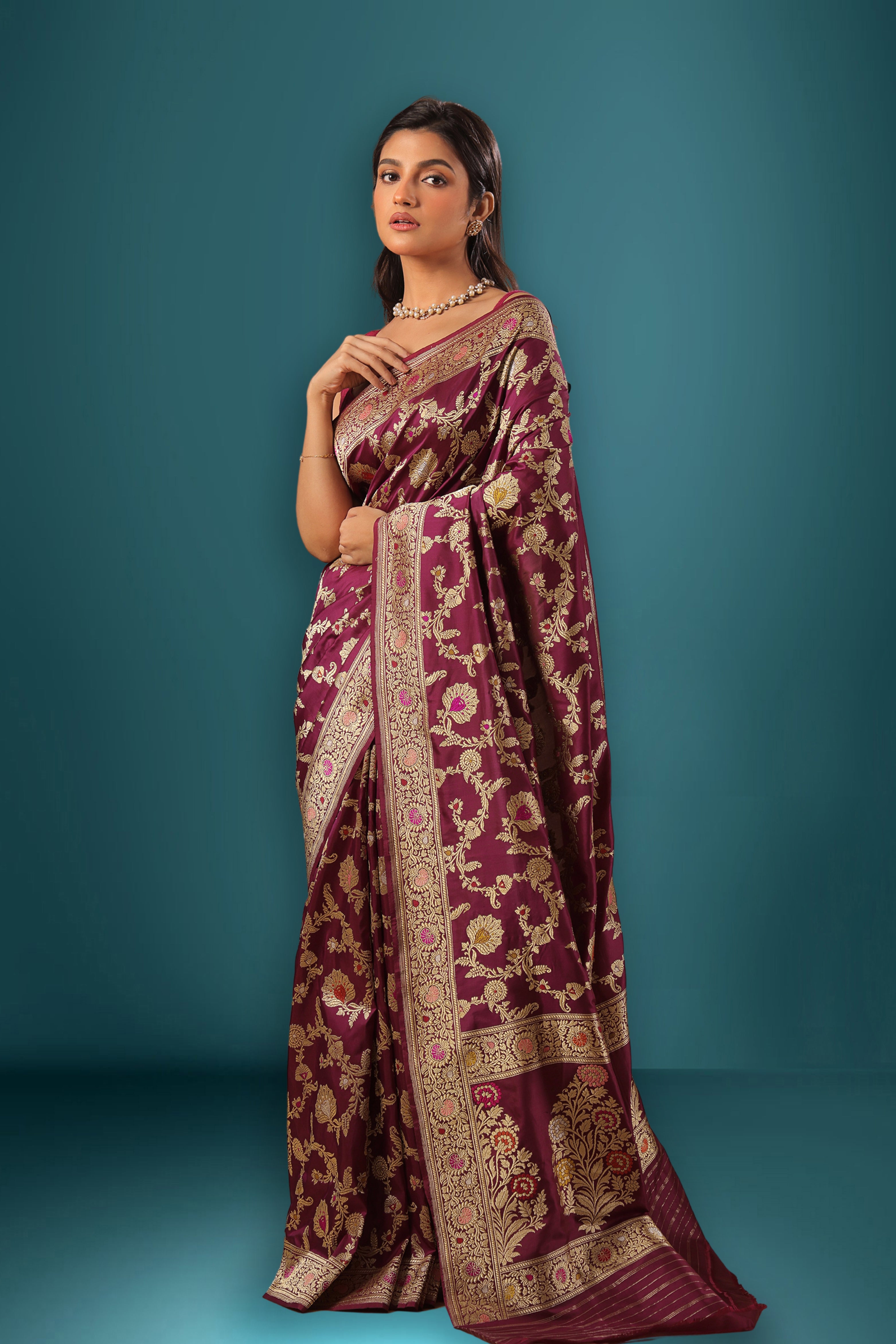 Exclusive Meena Jaal Katan Banarasi