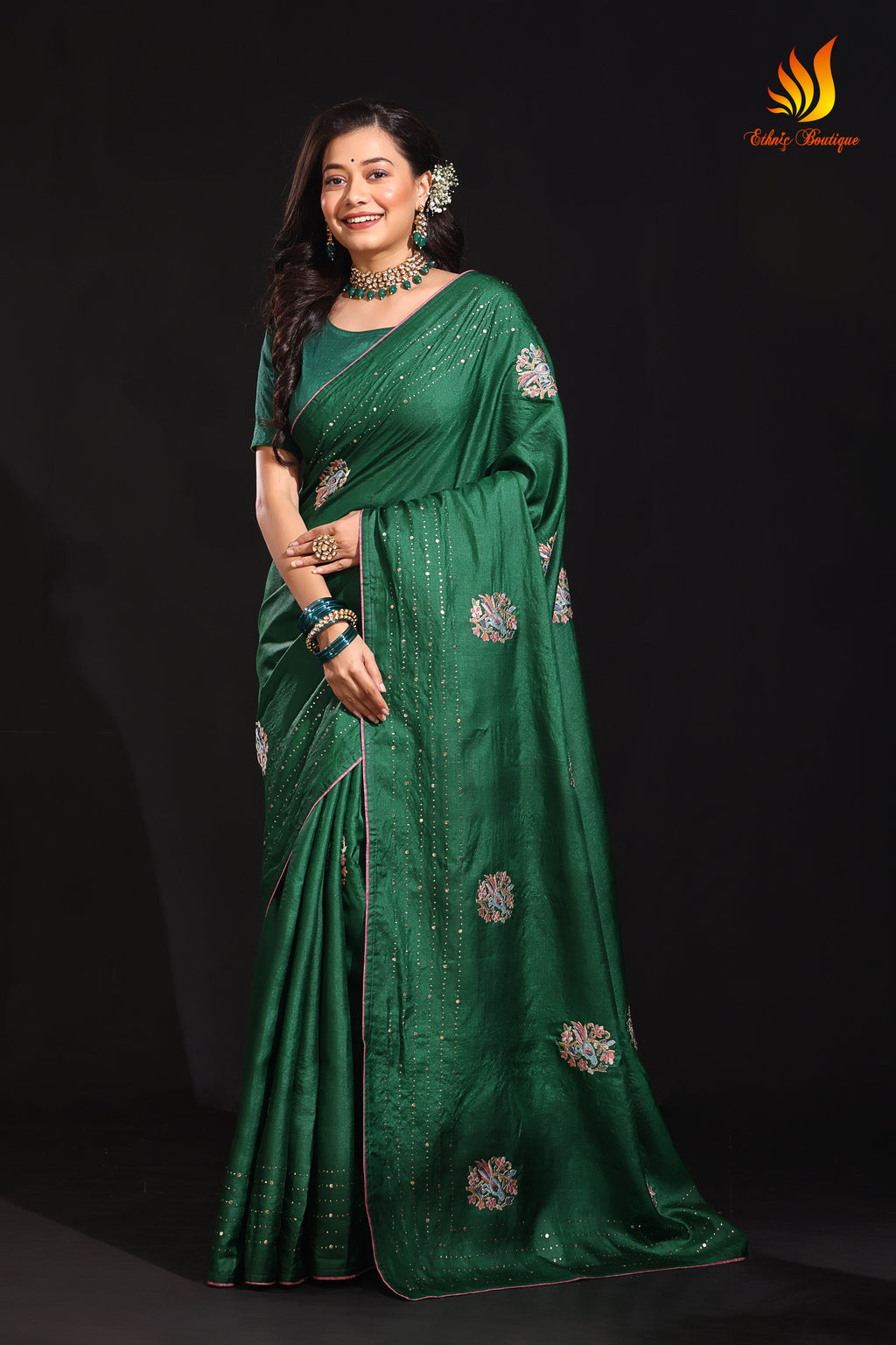 Tussar Mukesh Handwork