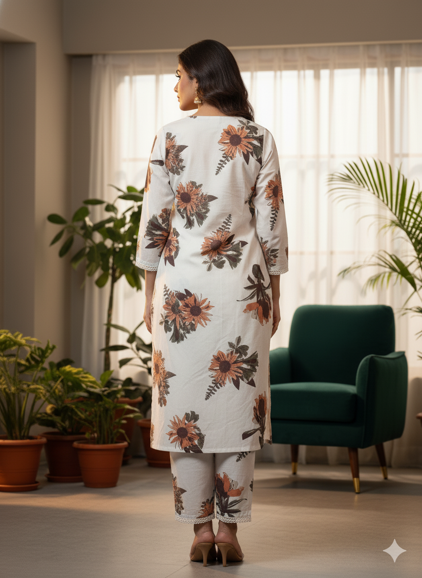 Cotton 2PC Kurti Set