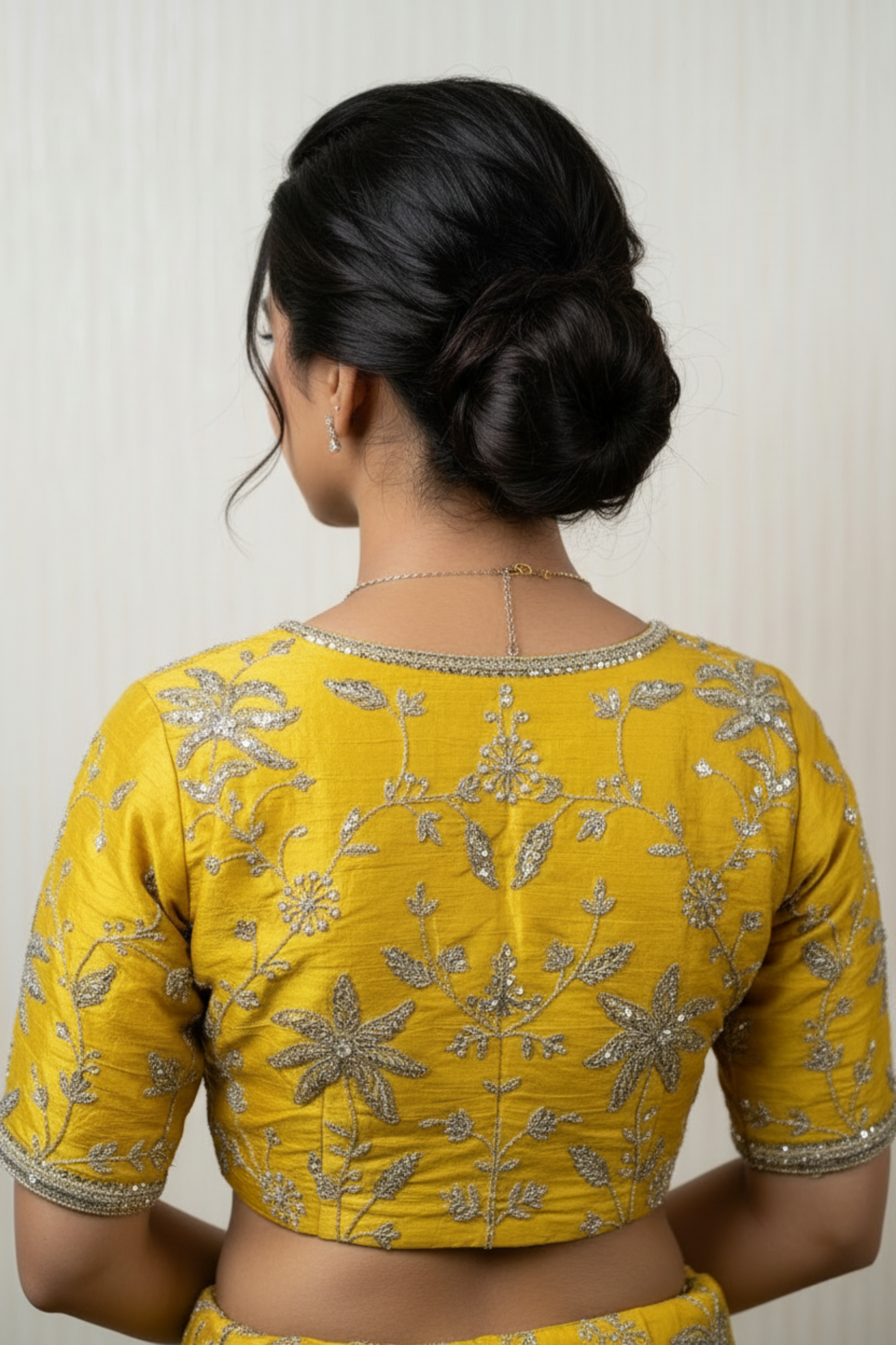 Raw Silk Zardosi Work