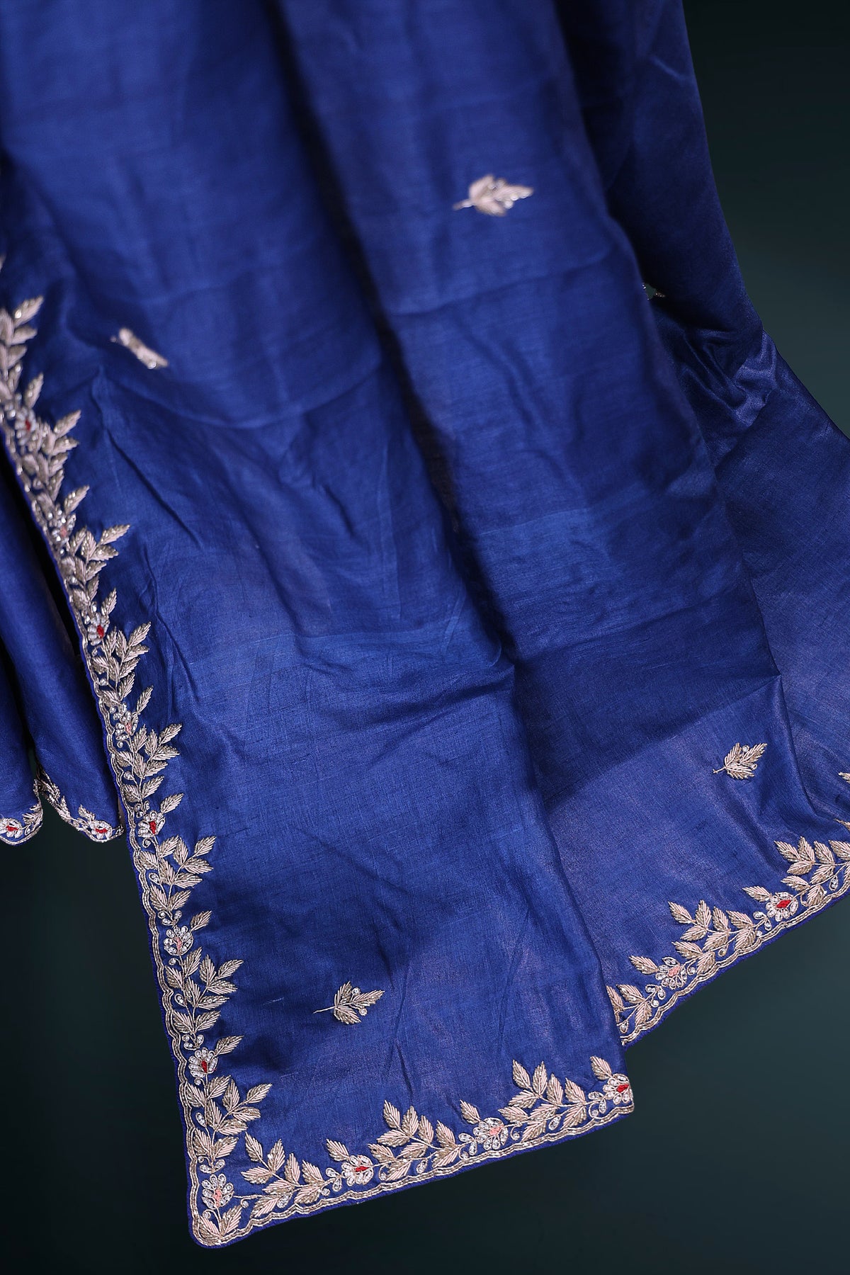 Tussar Zardosi Work