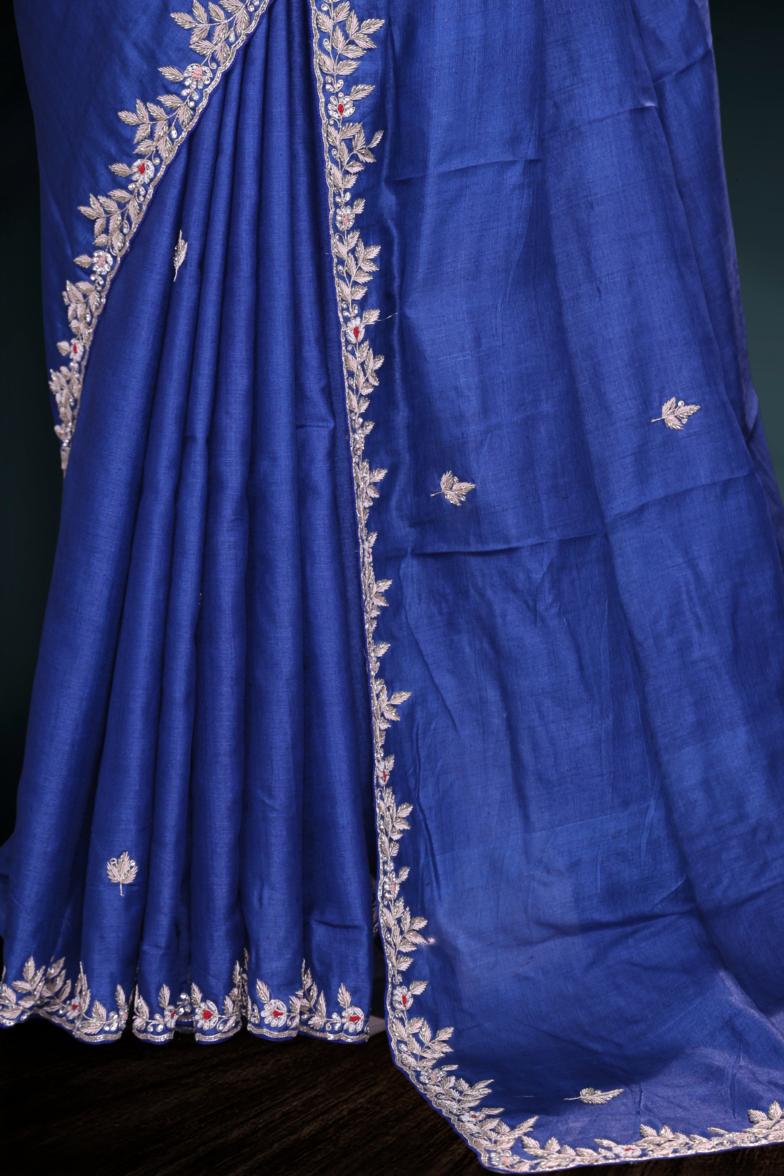 Tussar Zardosi Work