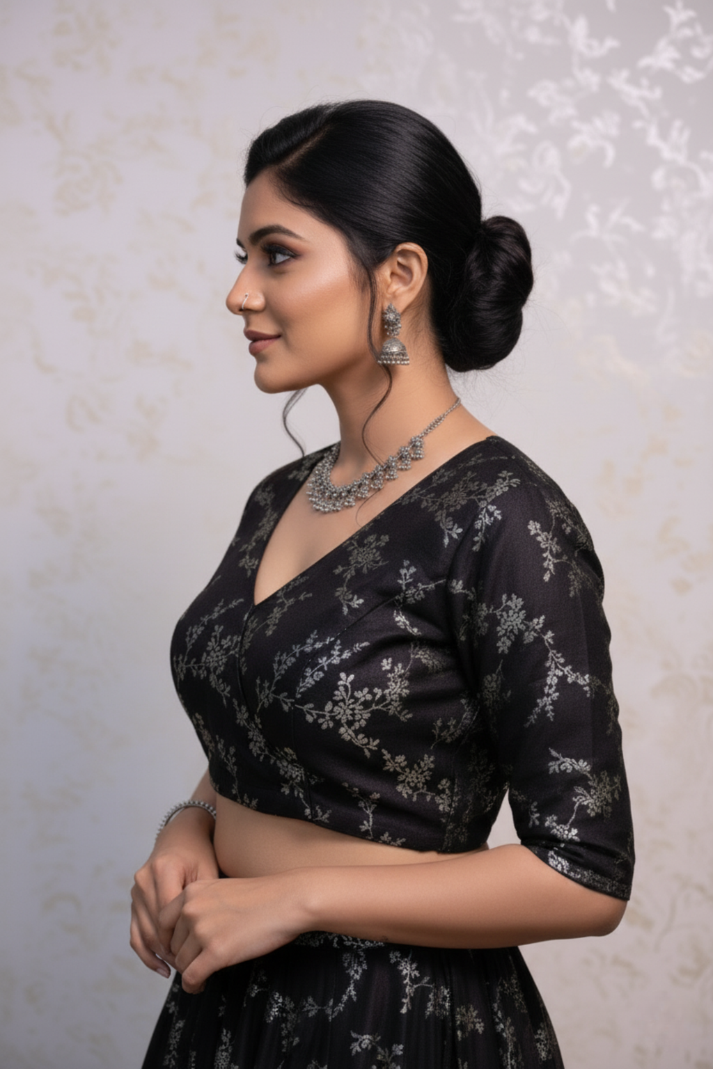 Raw Silk Blouse