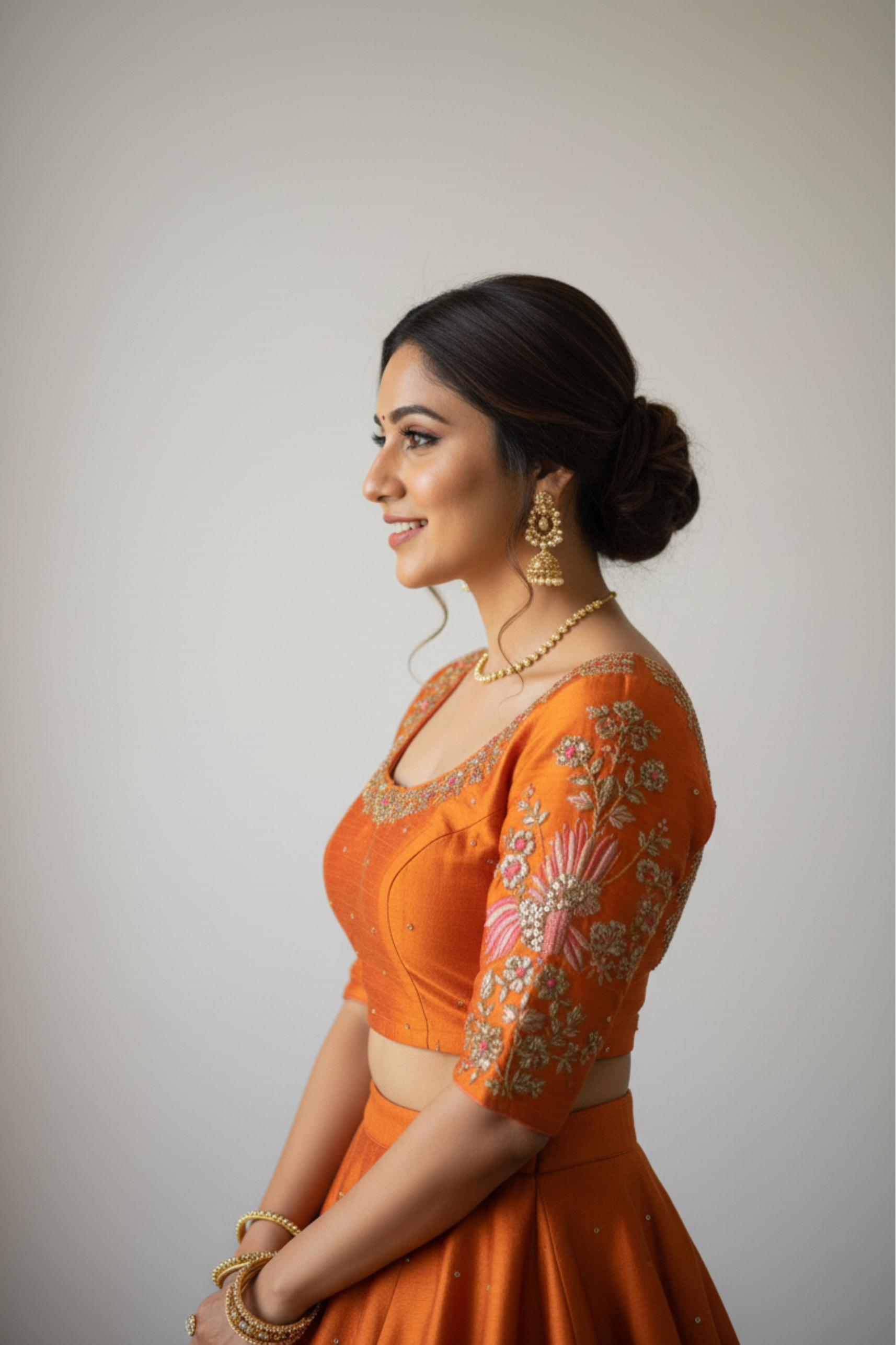 Raw Silk Zardosi Work