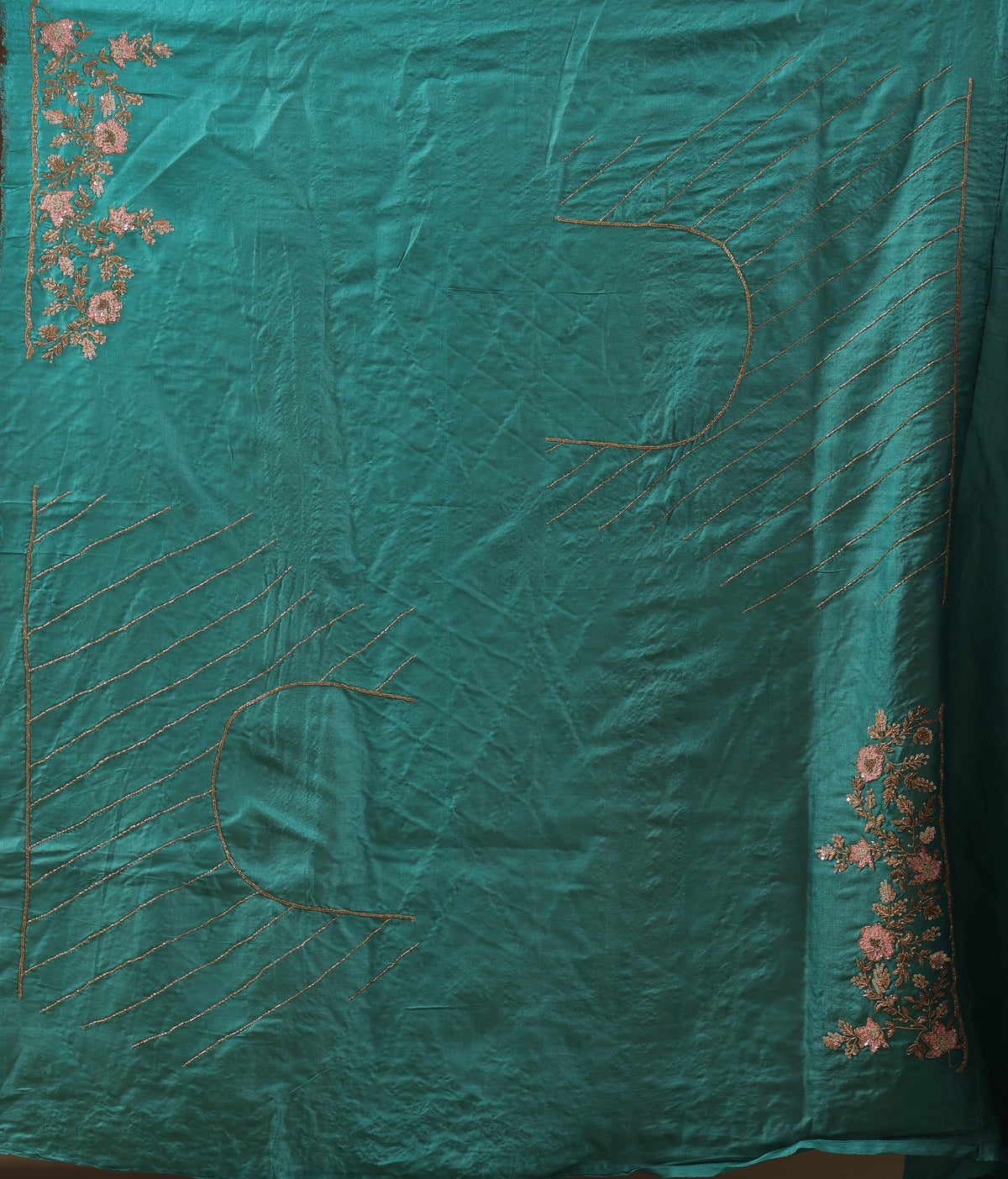 Tussar Zardosi Work
