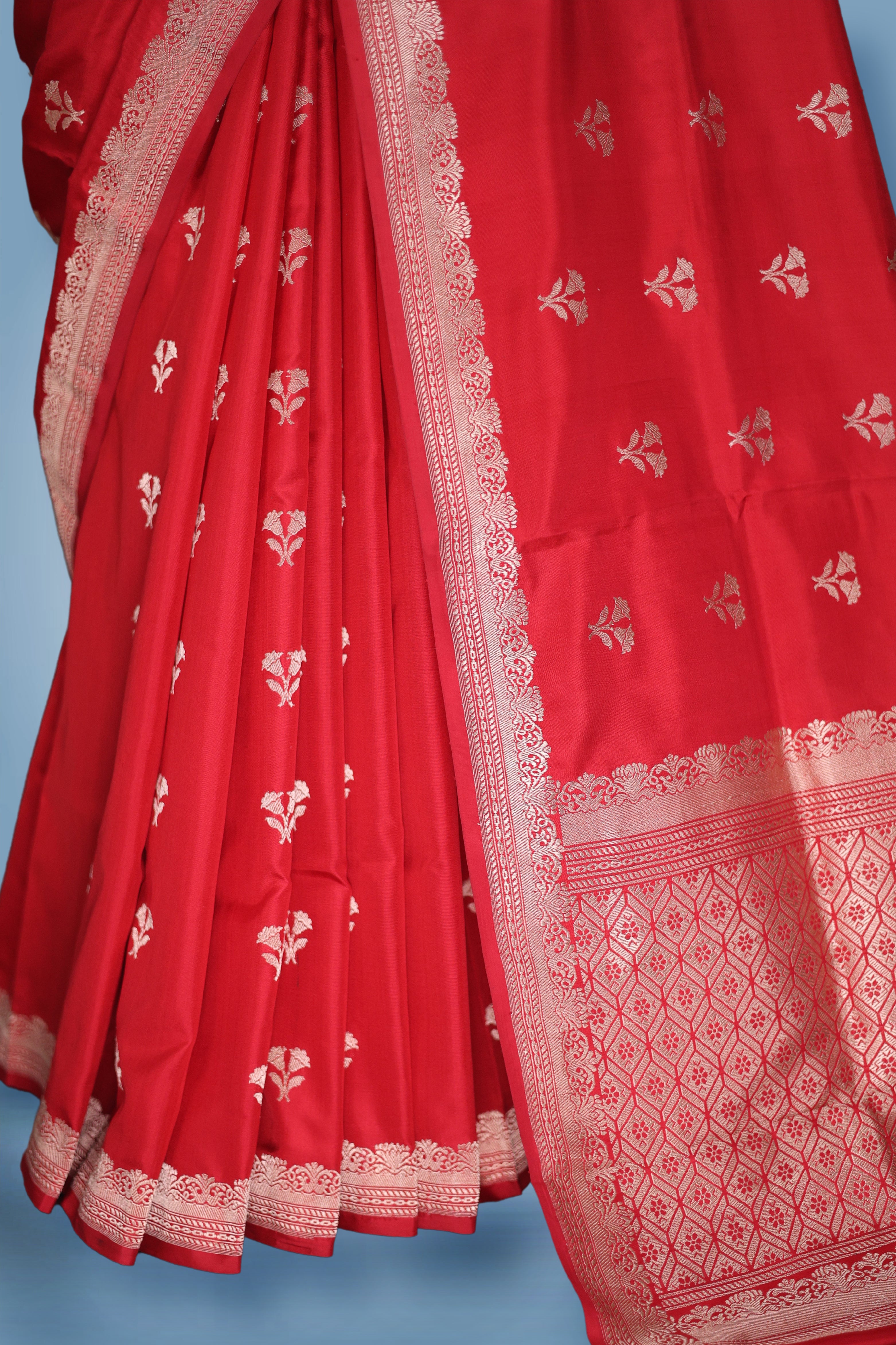 Sleeve Border Katan Banarasi