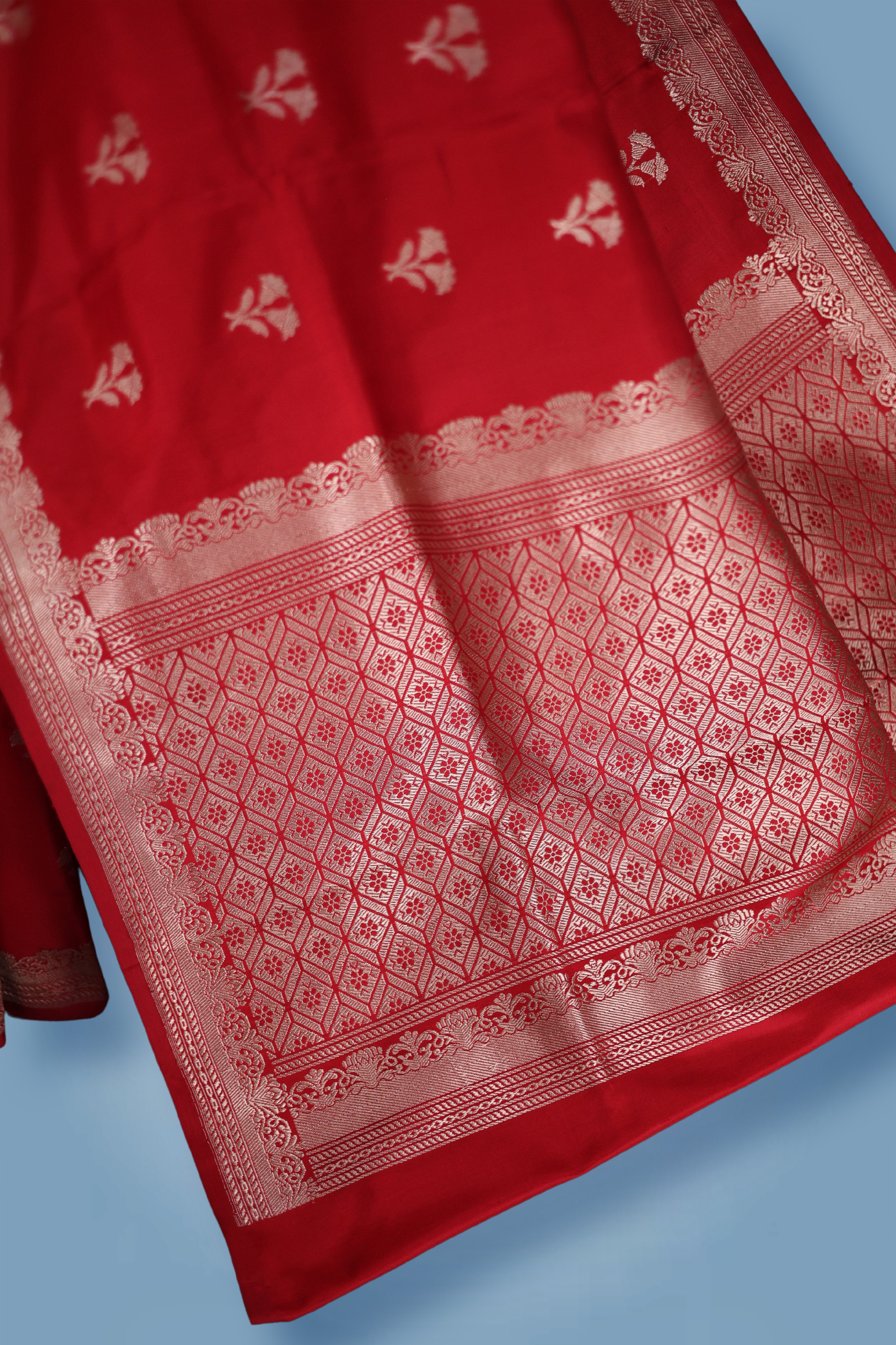 Sleeve Border Katan Banarasi