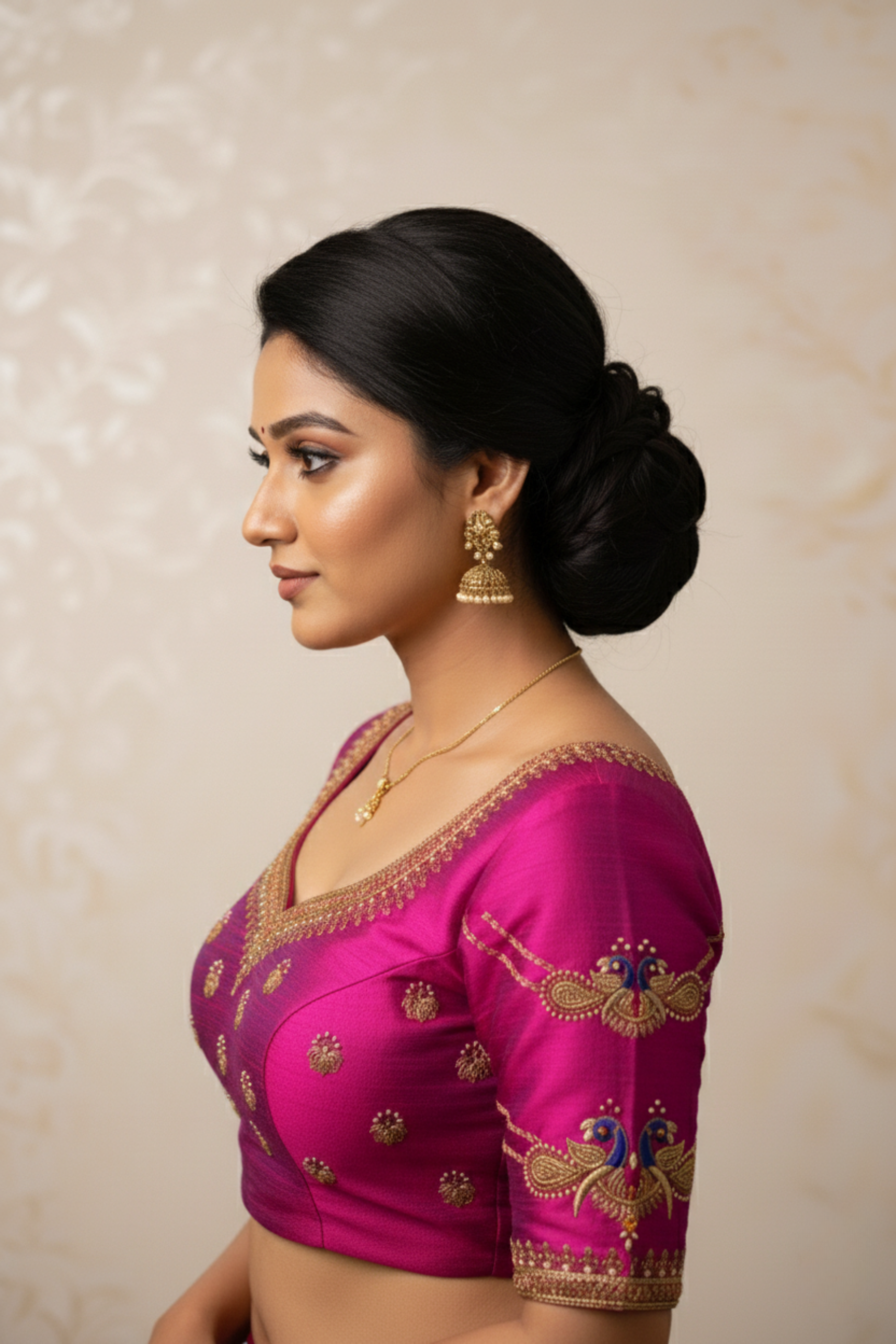 Raw Silk Zardosi Work