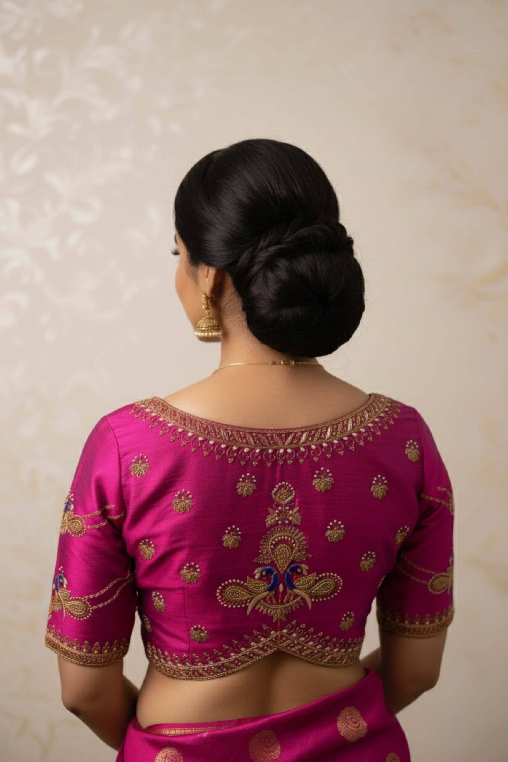 Raw Silk Zardosi Work