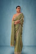Tussar Zardosi Work