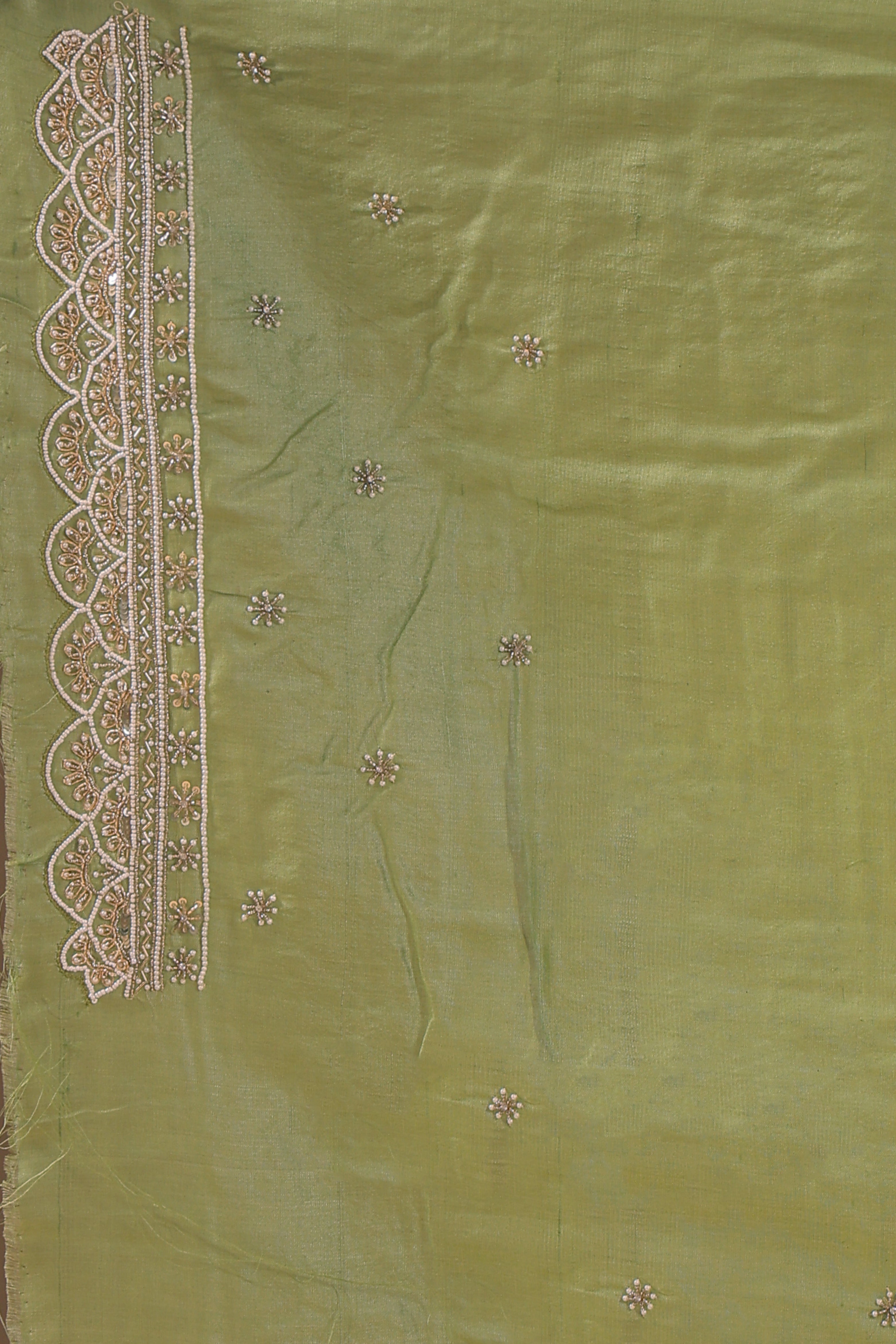Tussar Zardosi Work