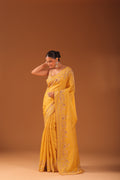 Tussar Zardosi Work