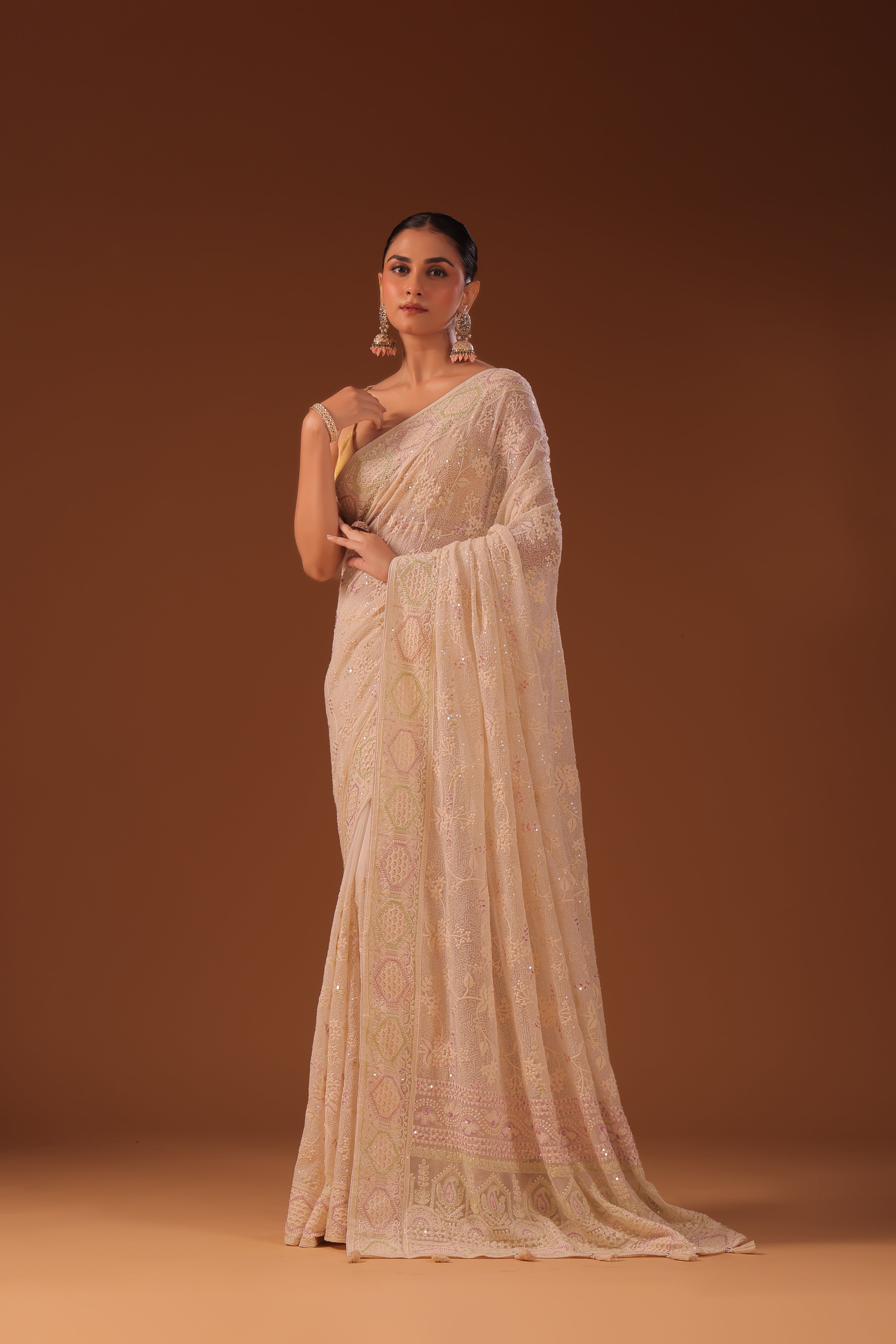 Chikankari Saree