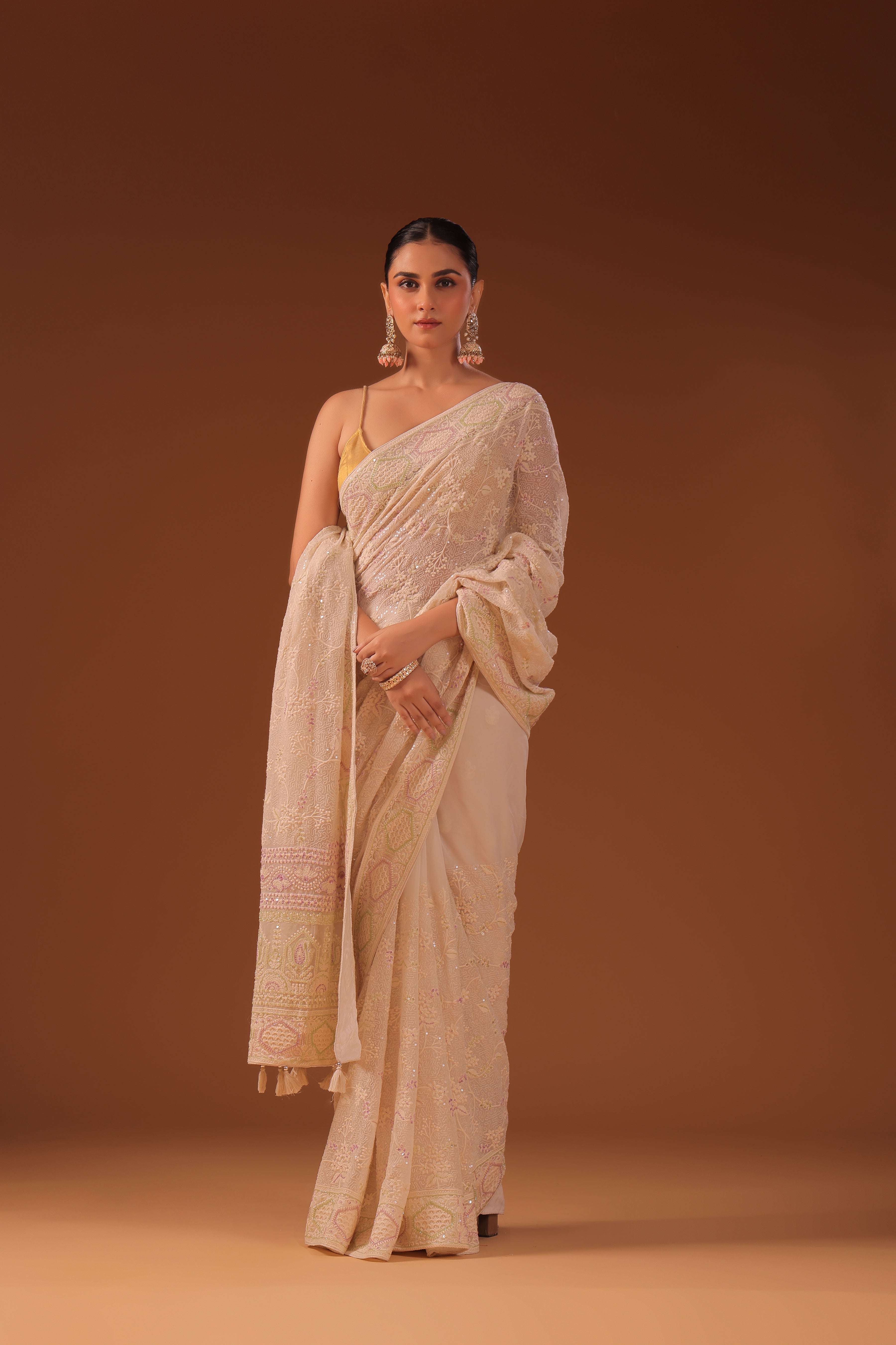 Chikankari Saree