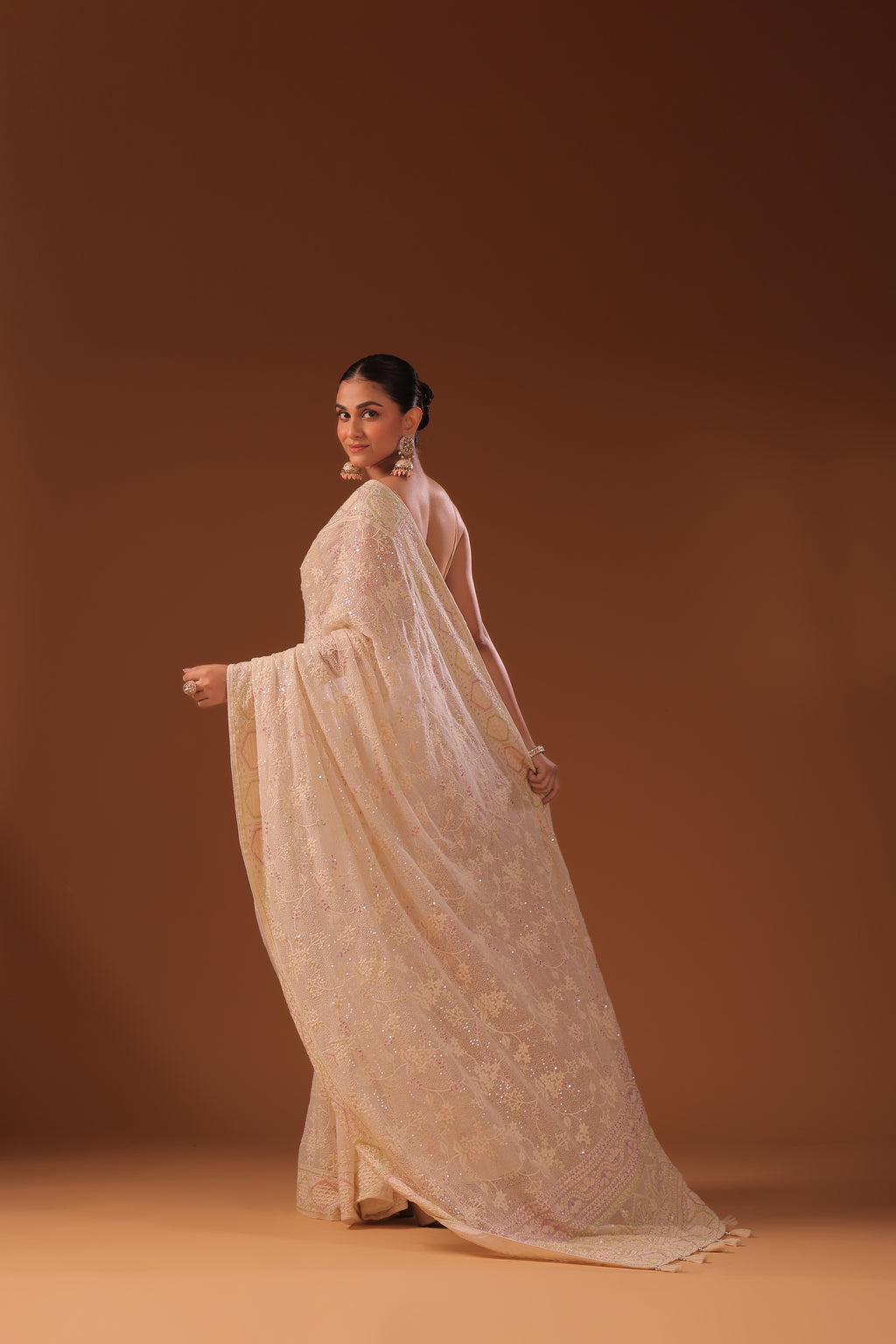 Chikankari Saree