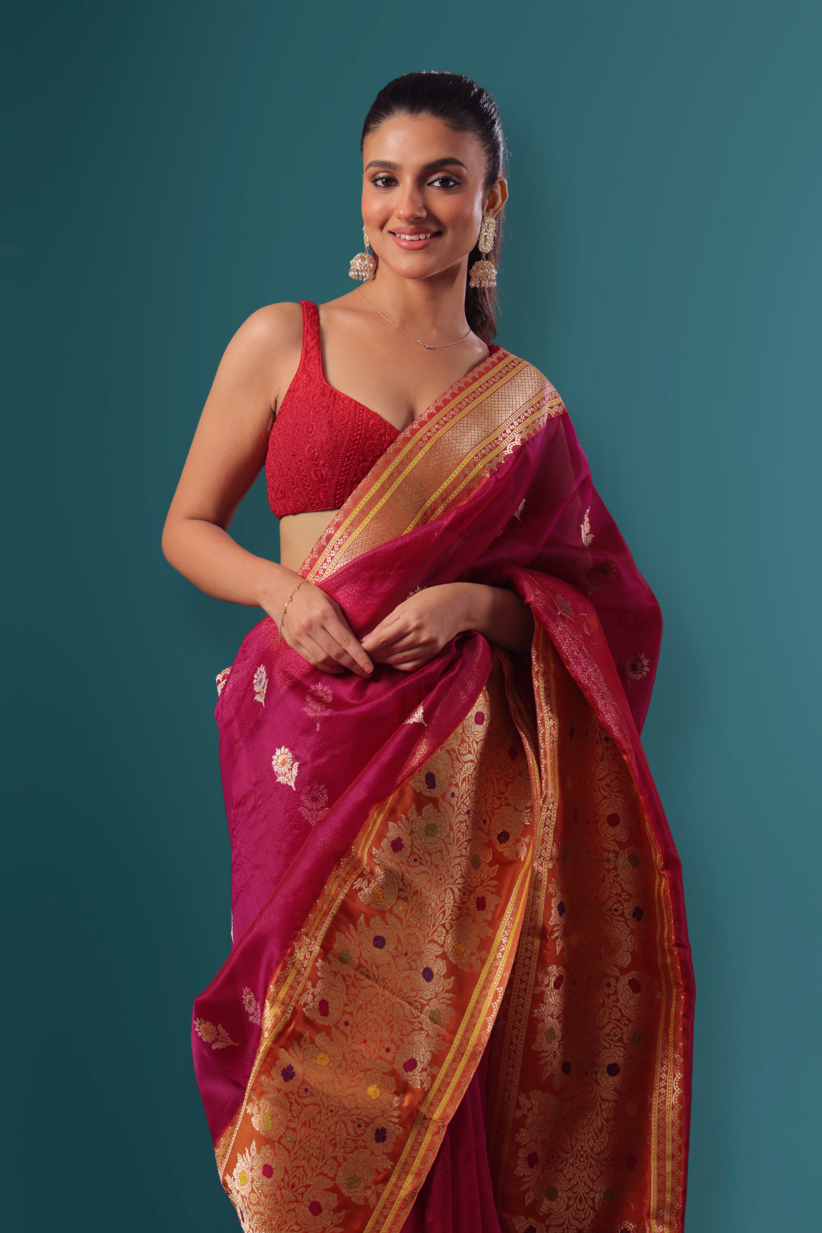 Exclusive Kora Katan Border Banarasi