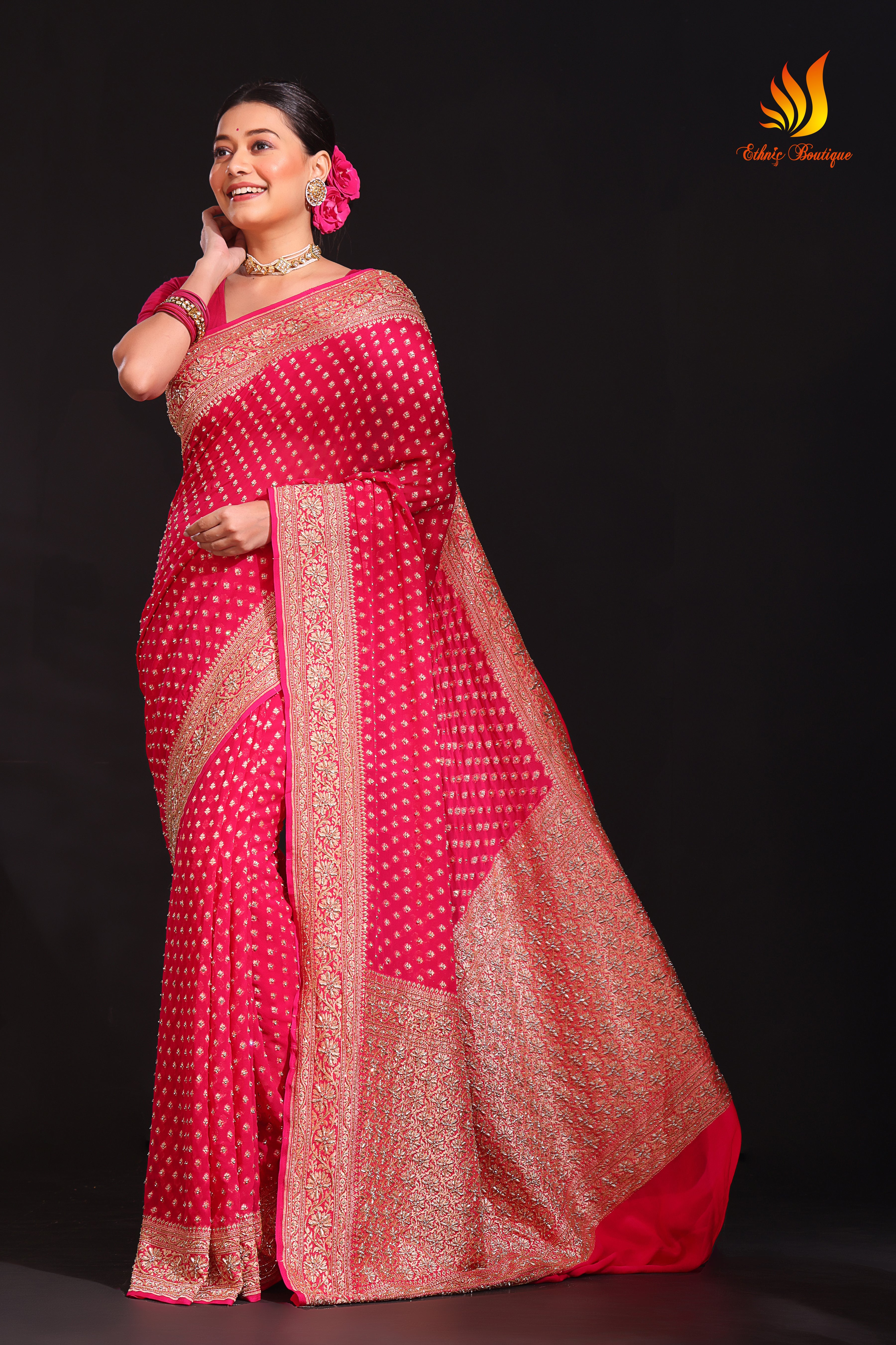 Khaddi Zardosi work