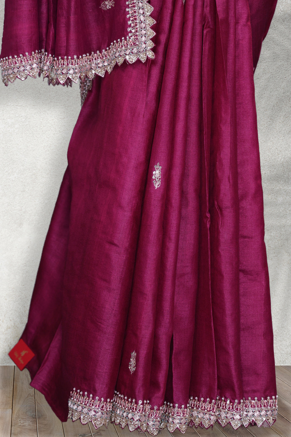Tussar Zardosi Work