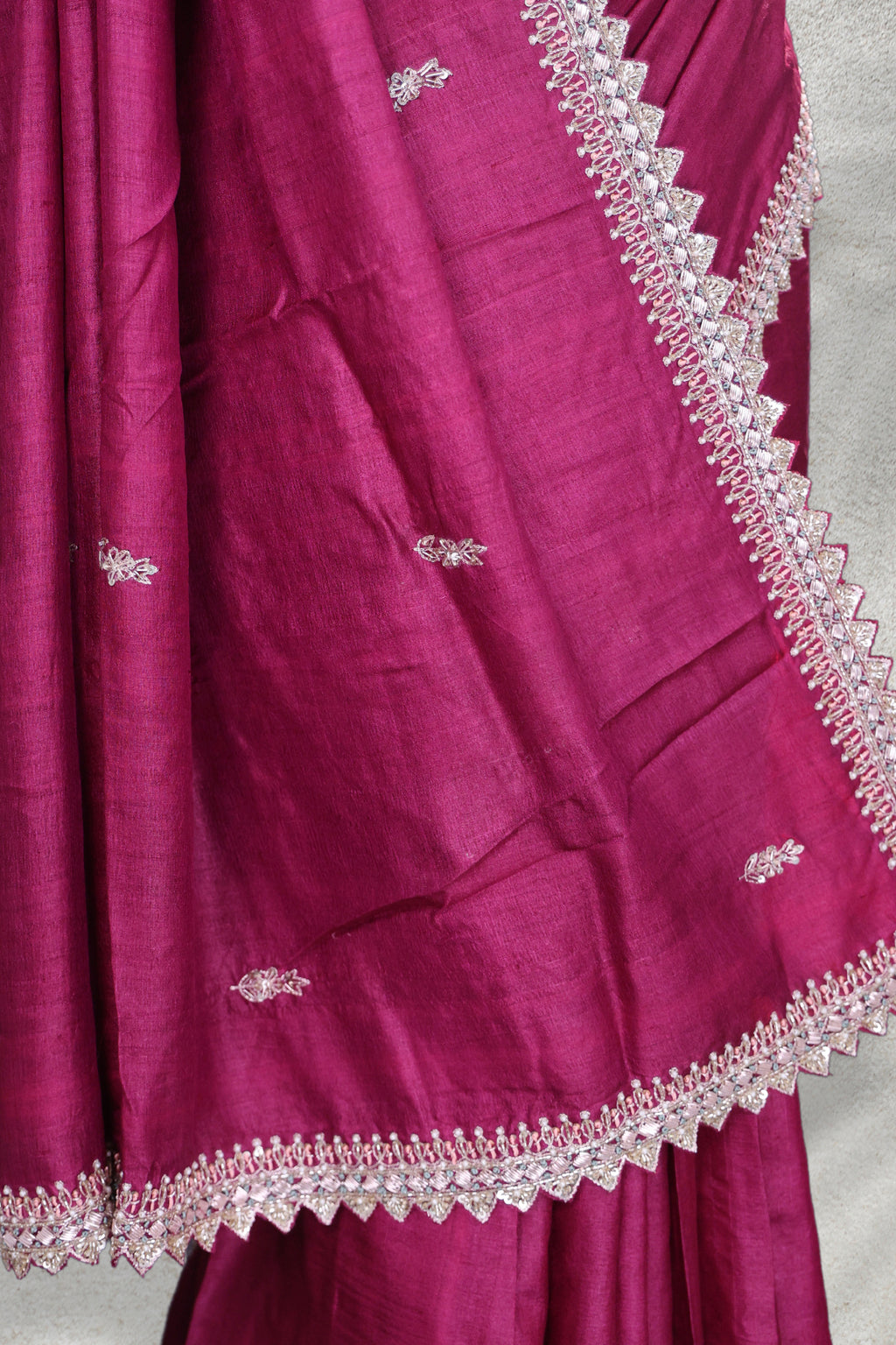 Tussar Zardosi Work