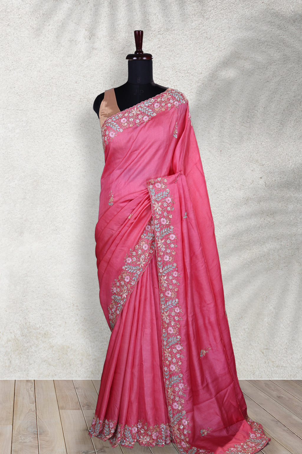 Tussar Zardosi Work