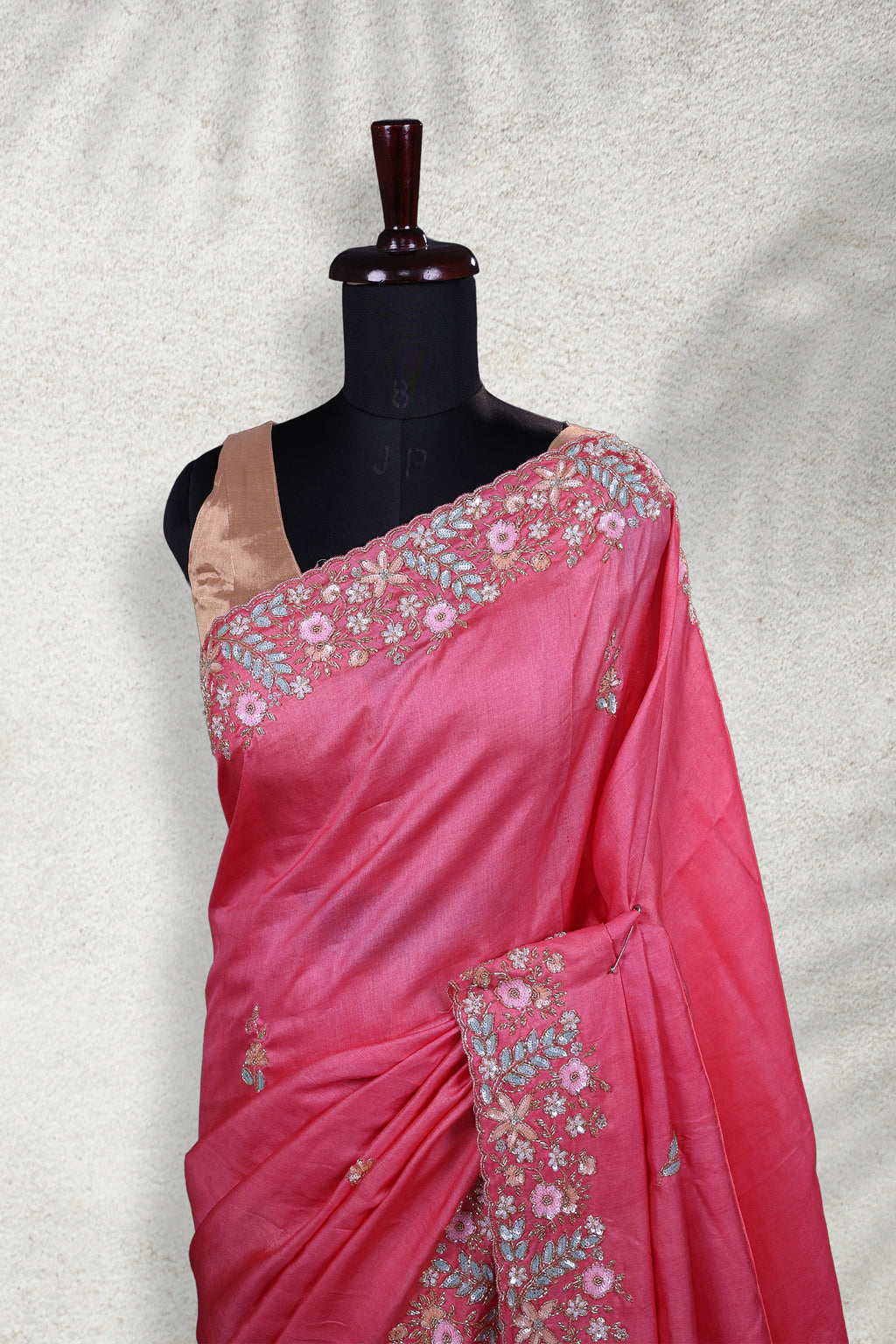 Tussar Zardosi Work