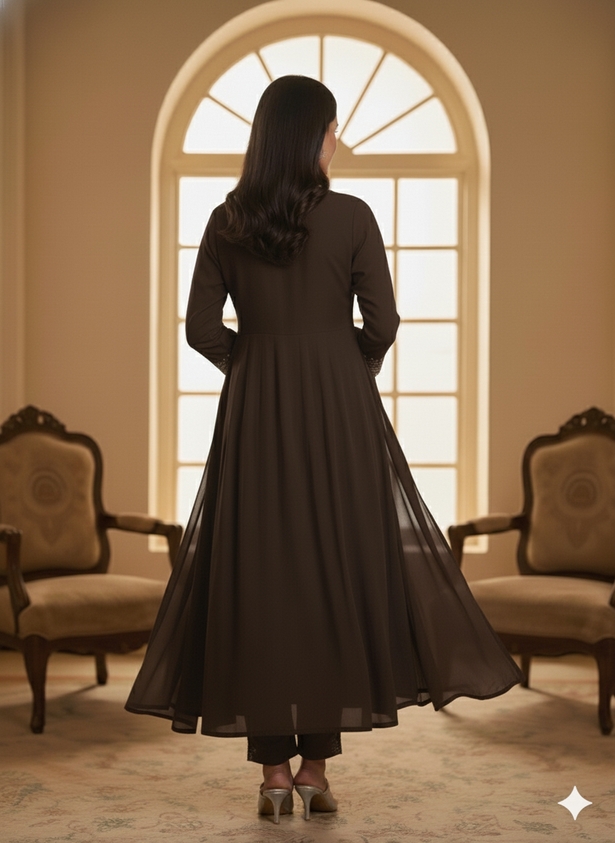 Chiffon 3PC Kurti Set