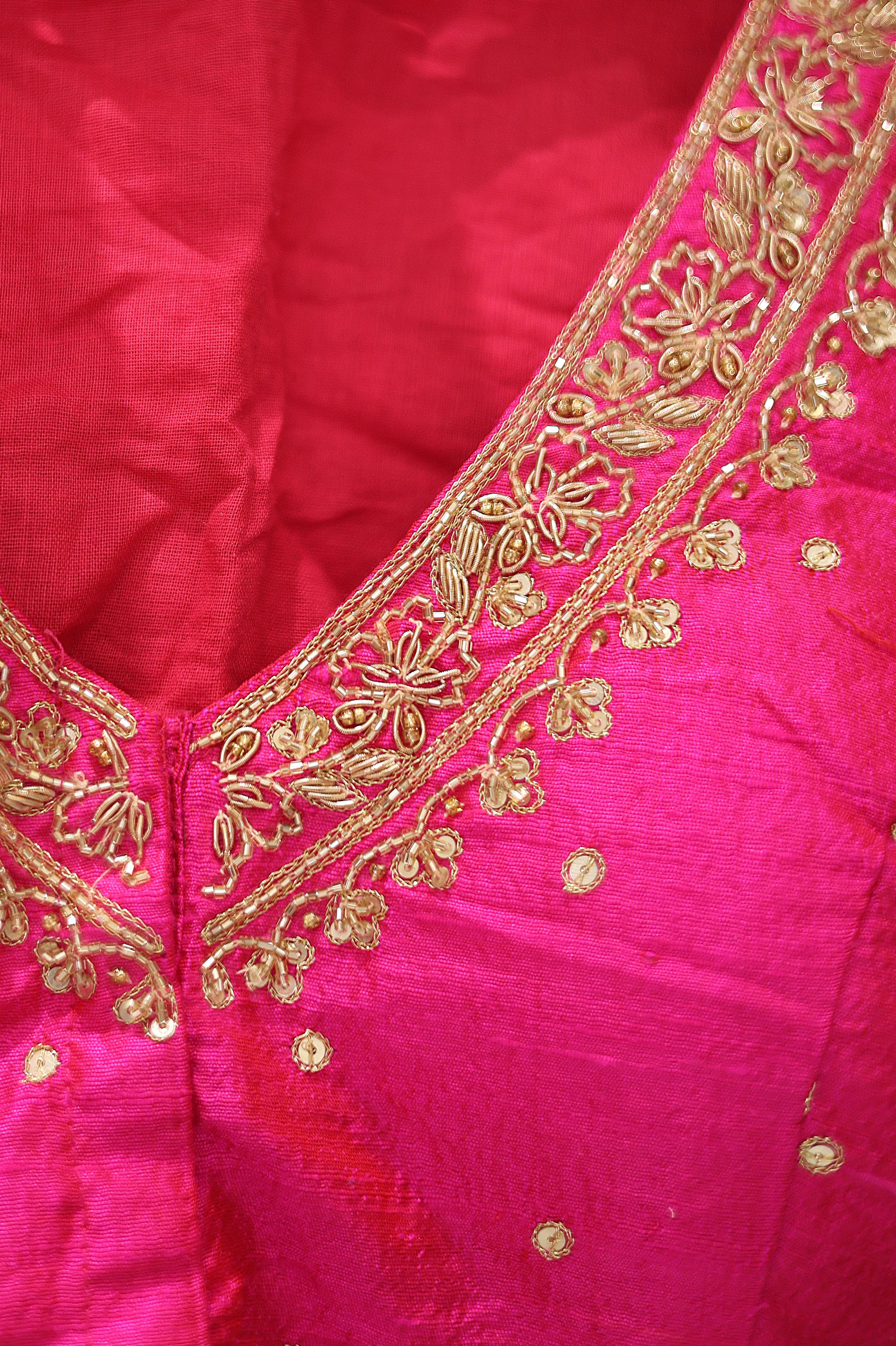 Raw Silk Zardosi