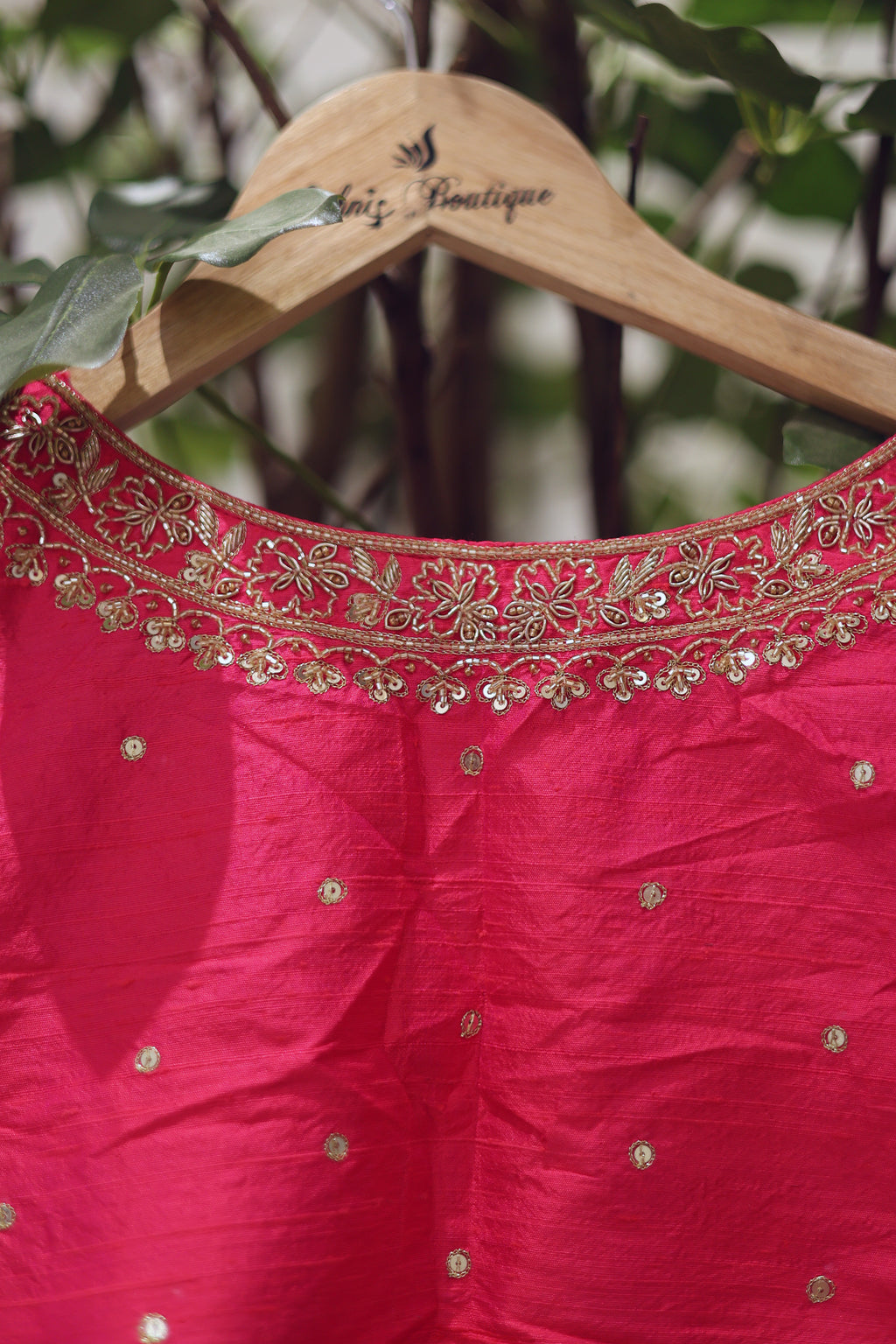Raw Silk Zardosi