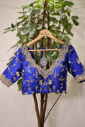 Raw Silk Zardosi Work