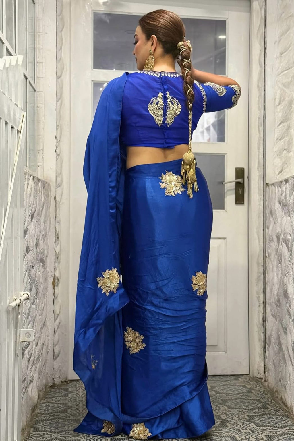 Satin Zardosi Work