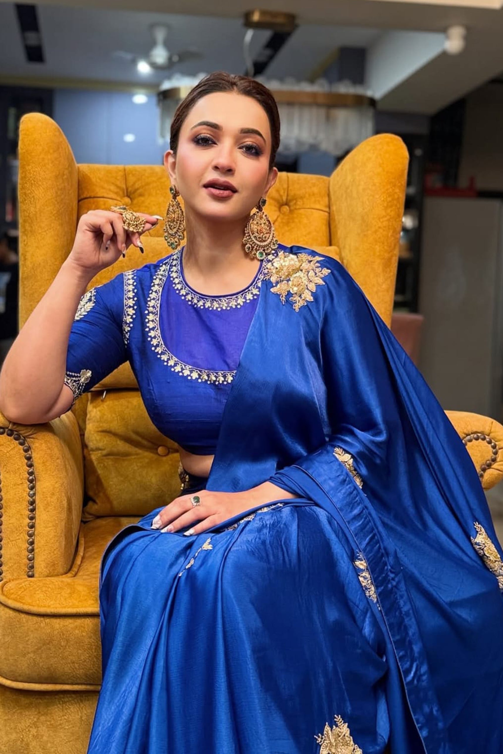 Satin Zardosi Work