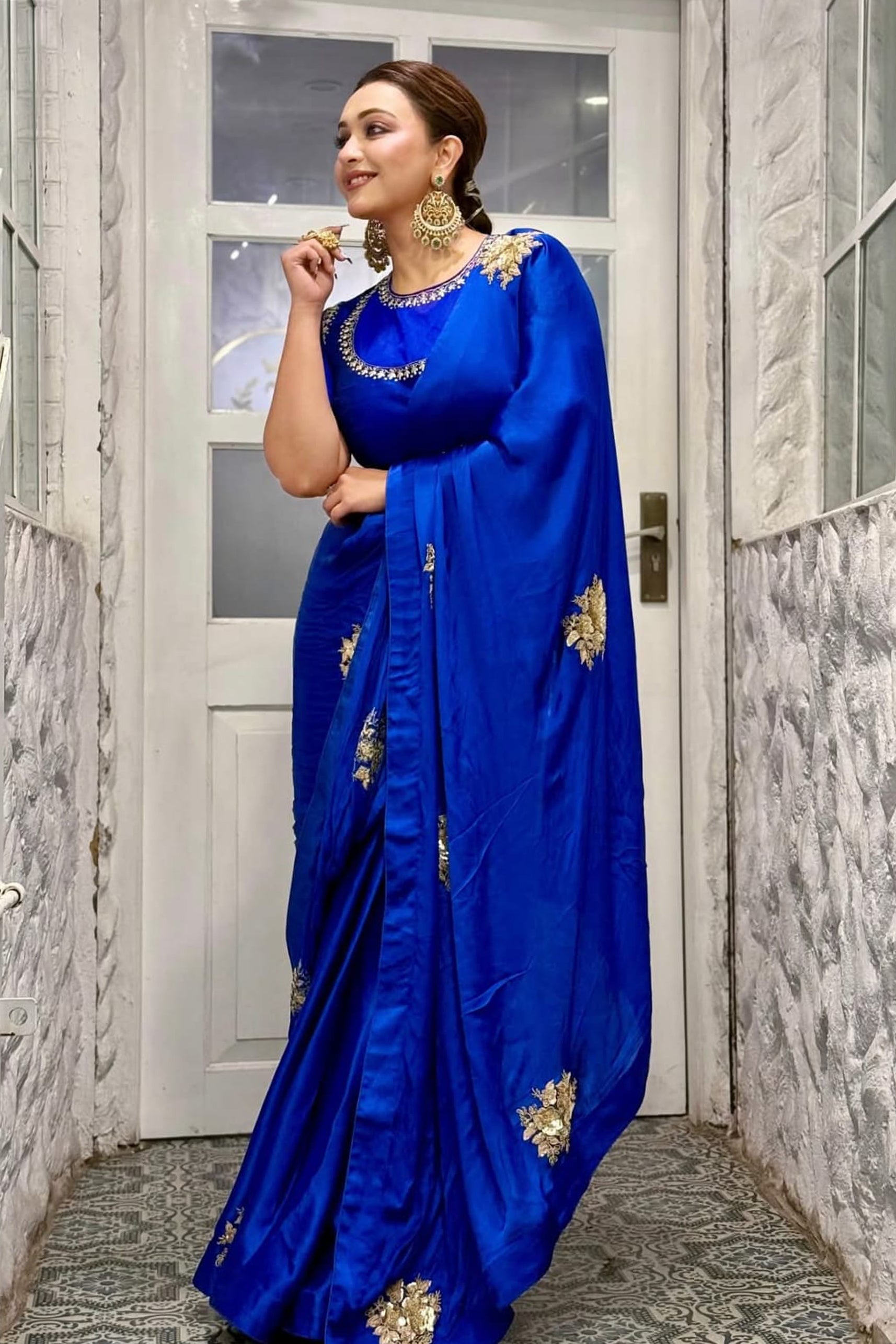 Satin Zardosi Work