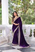 Velvet Zari Border