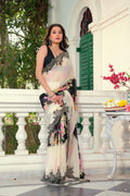 Chiffon Swarovski Saree