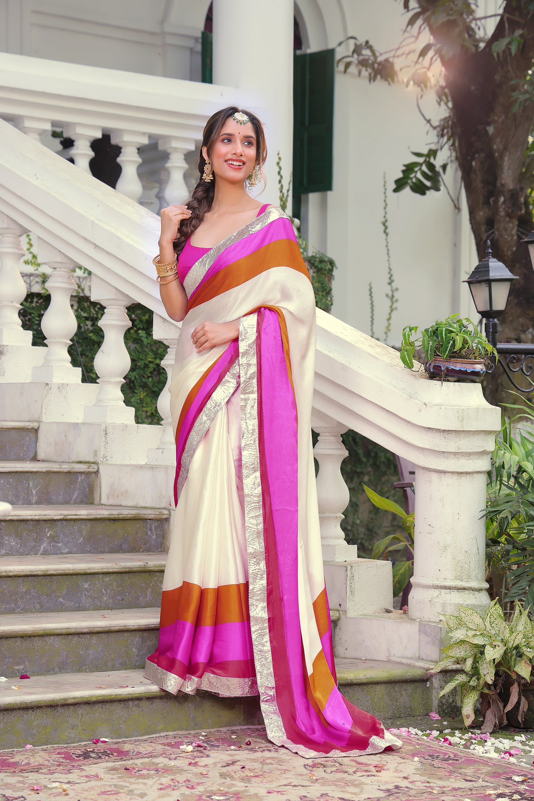 Satin With Border