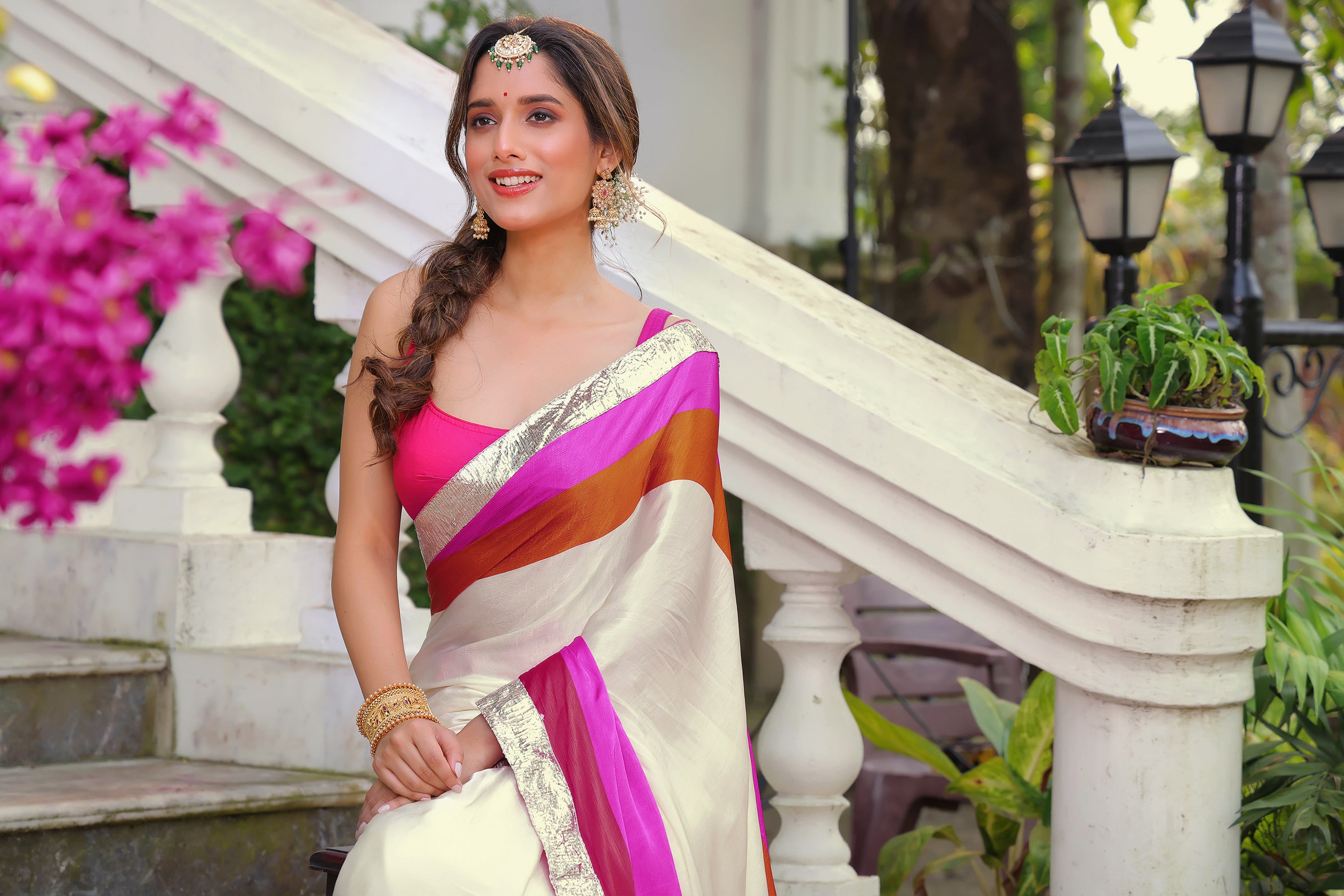 Satin With Border