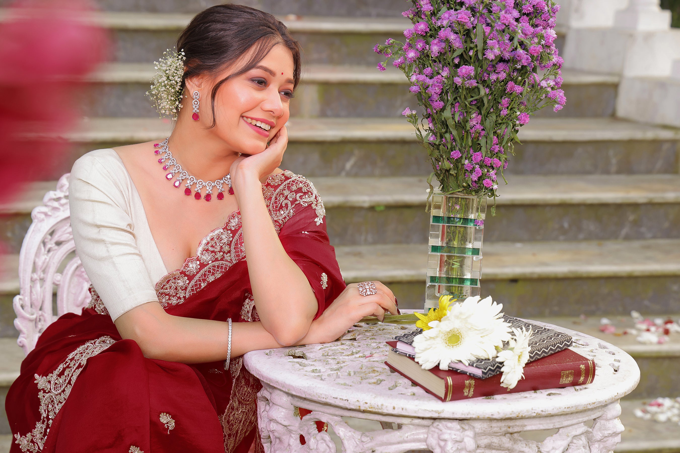 Exclusive Organza Zardosi Work