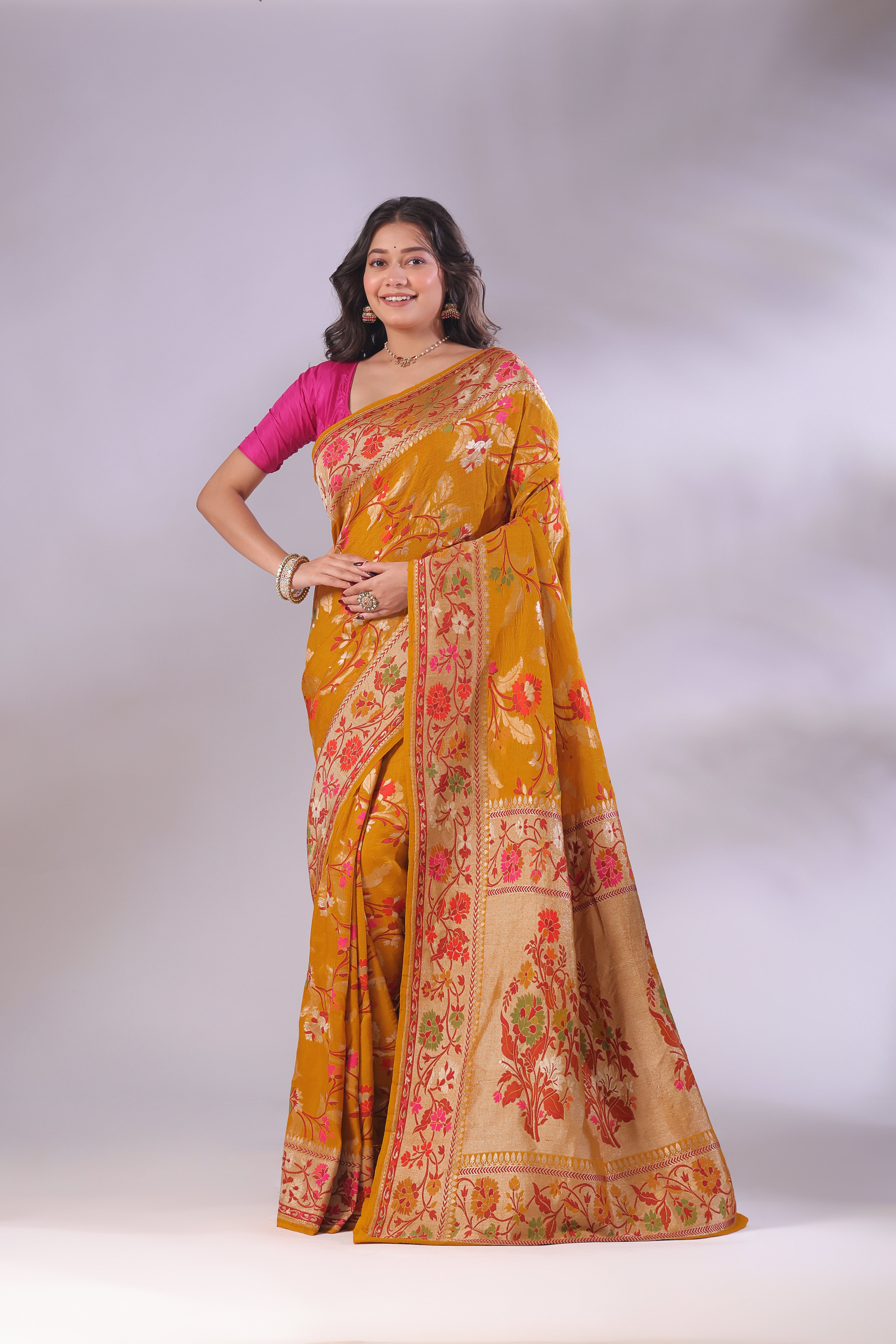 Tussar Georgette