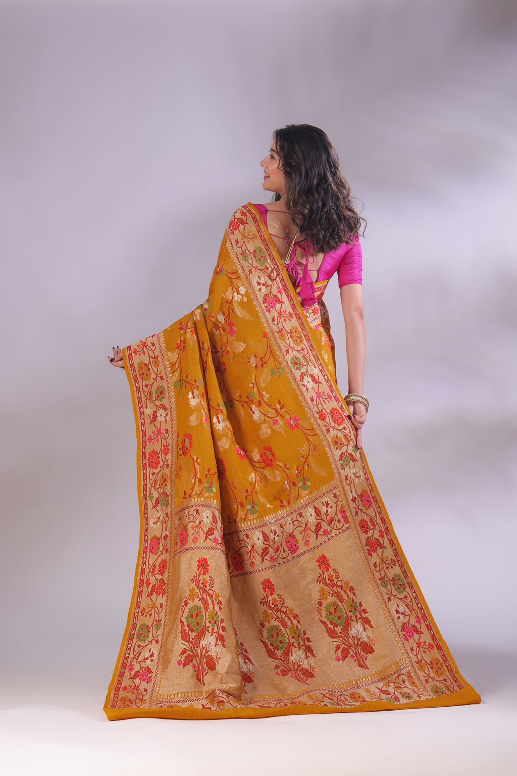 Tussar Georgette