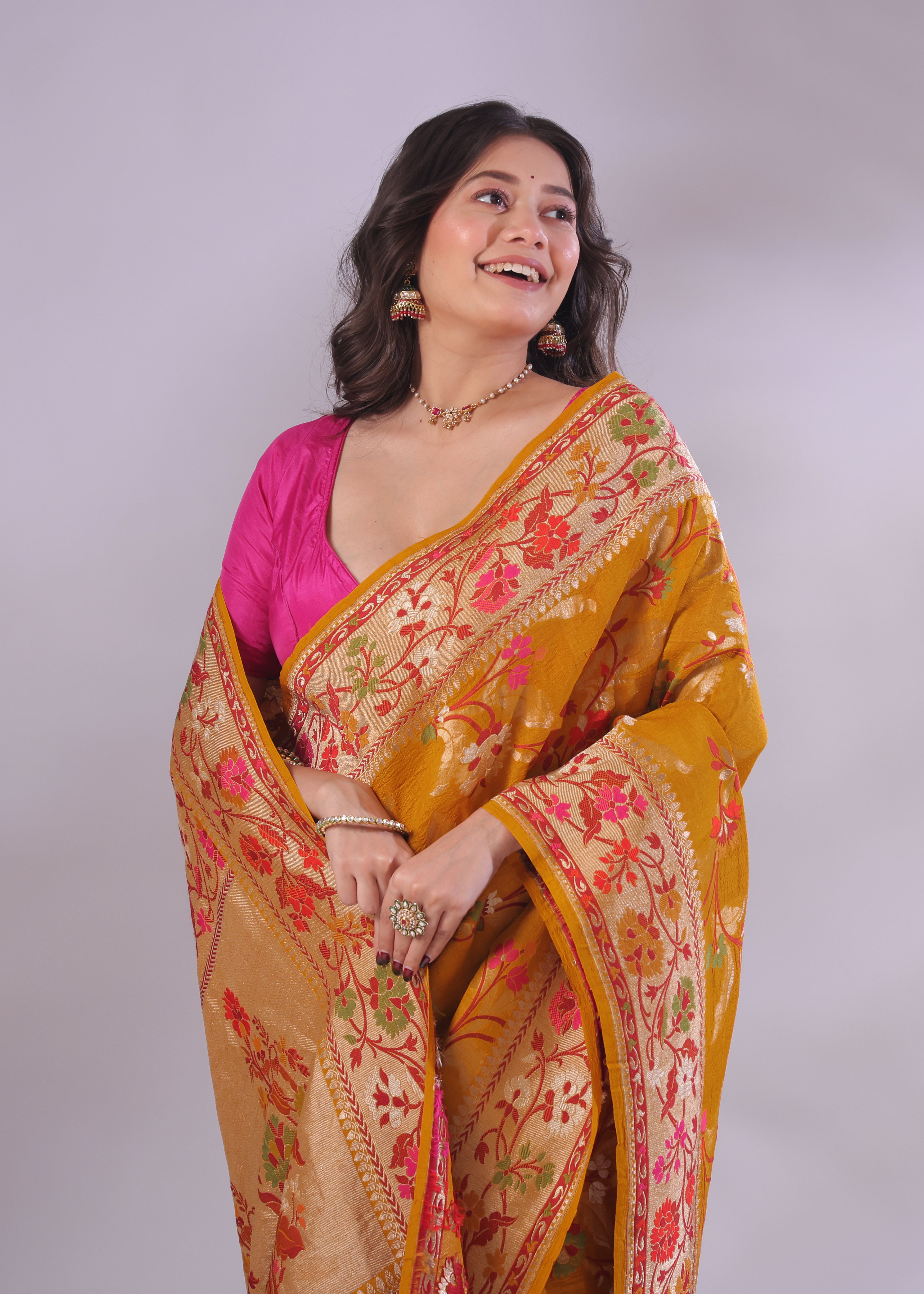 Tussar Georgette