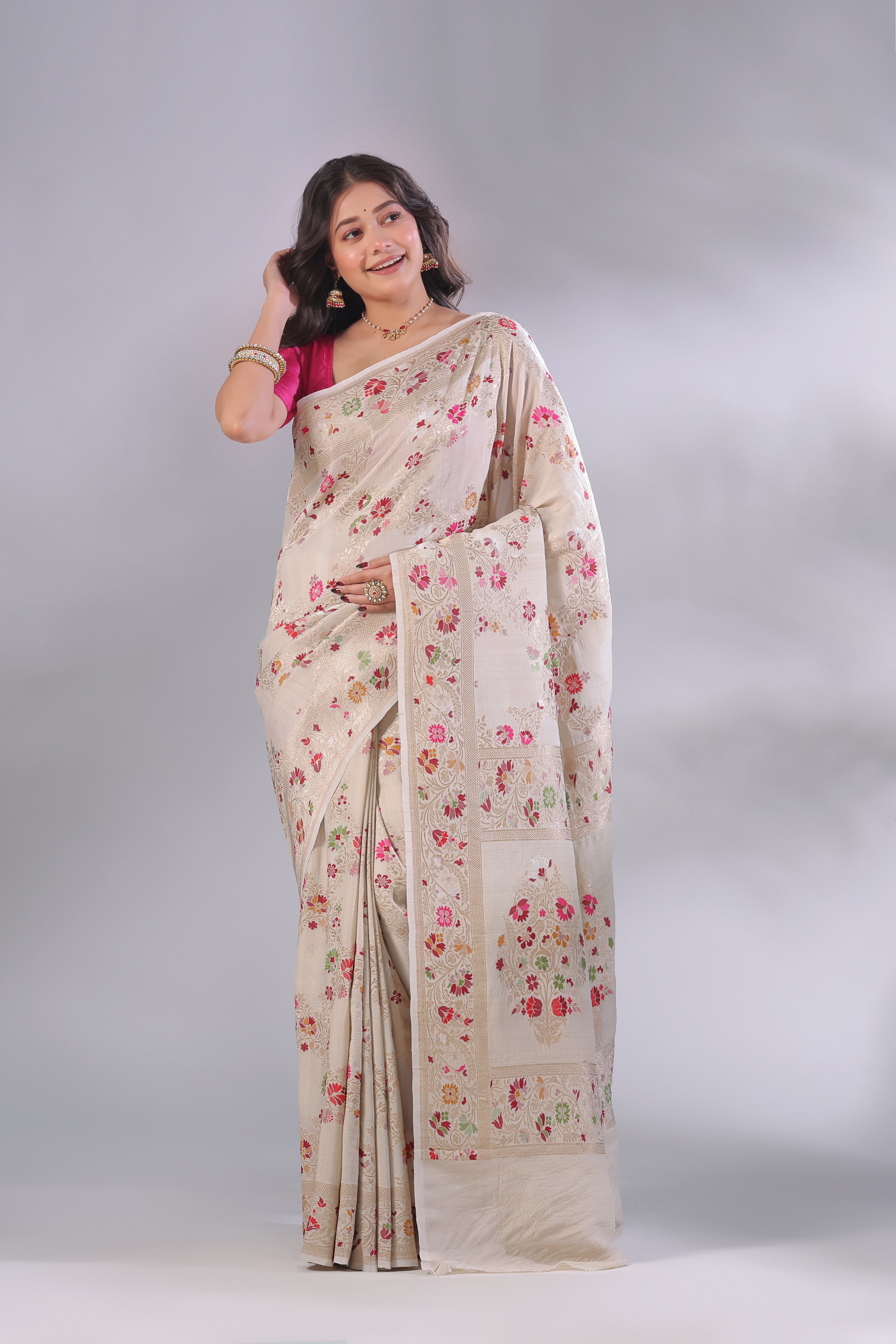 Tussar Georgette