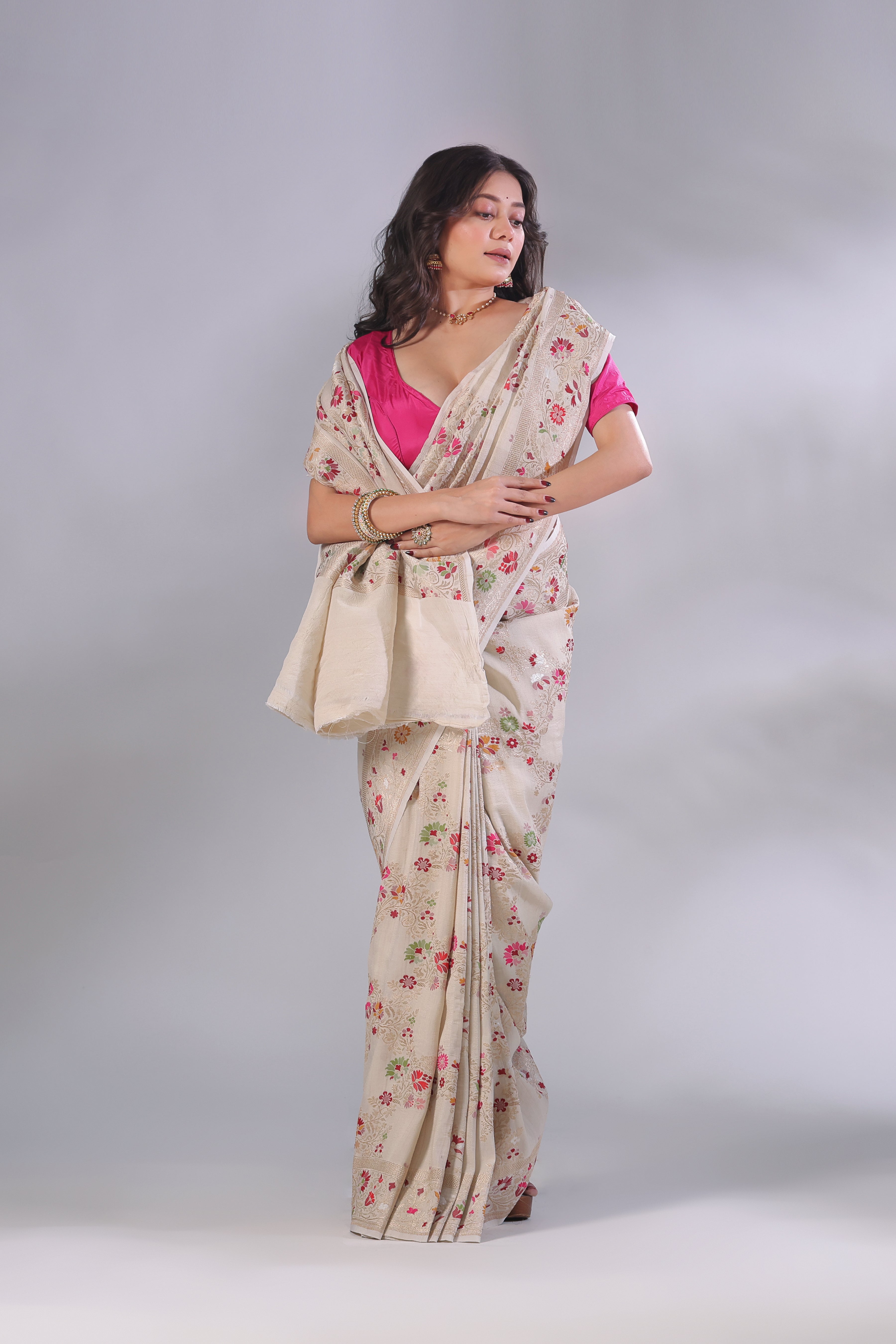 Tussar Georgette