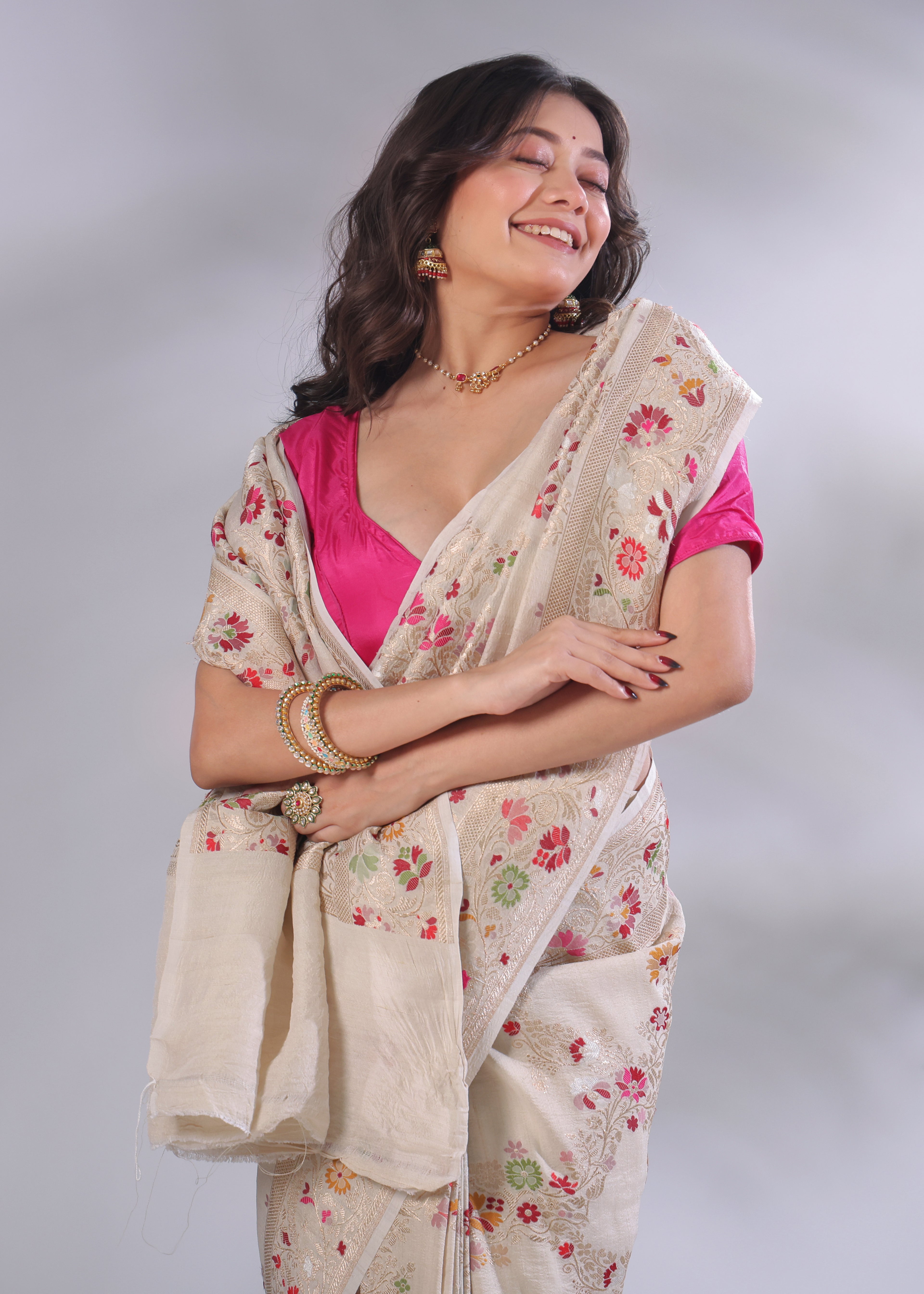 Tussar Georgette