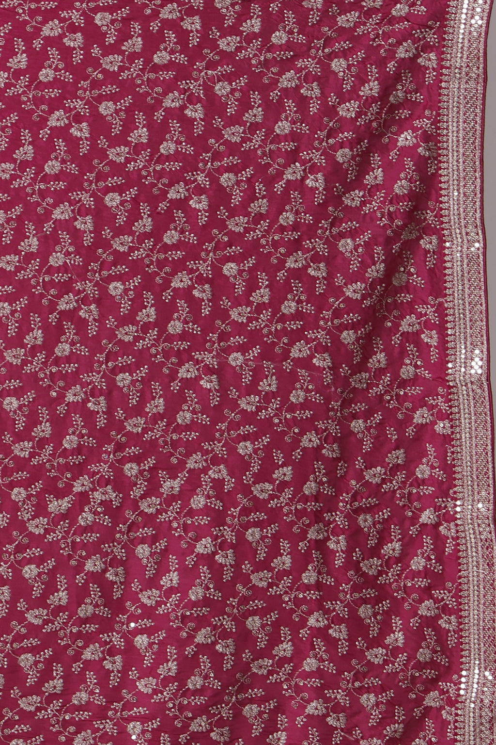Checks Organza Zari Border