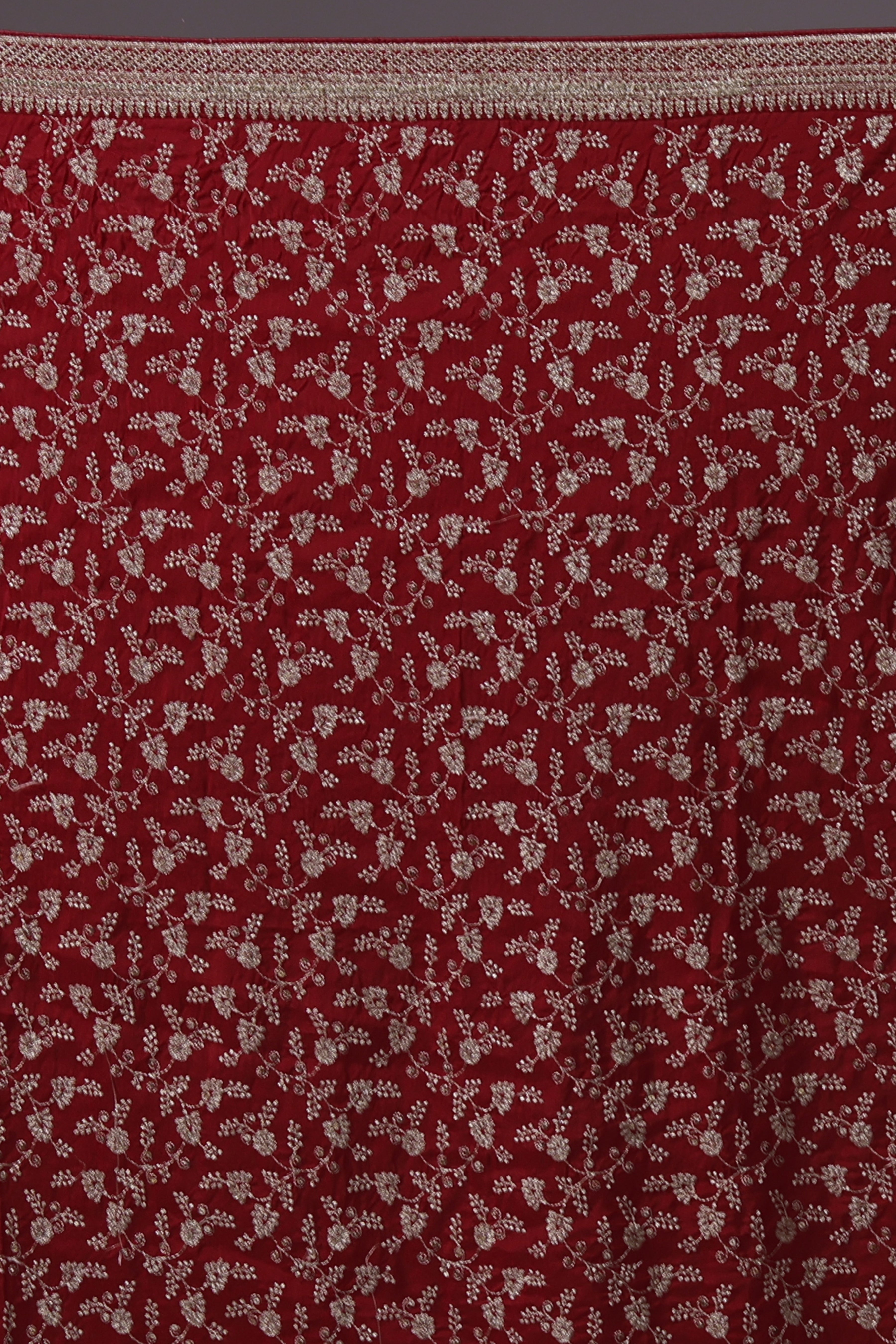 Checks Organza Zari Border