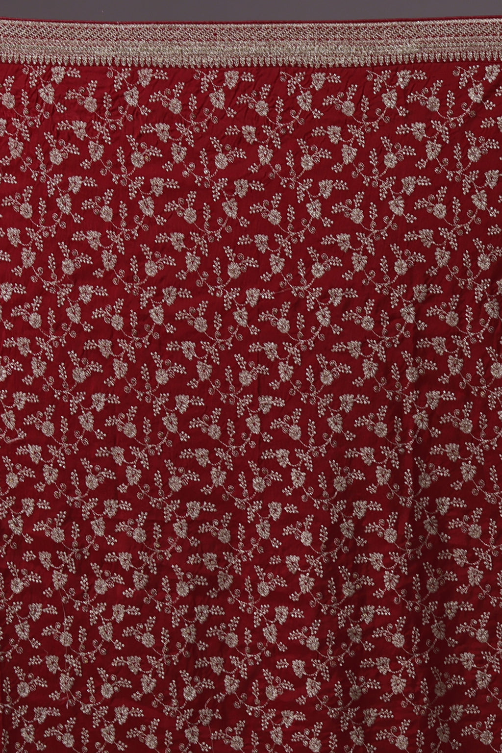 Checks Organza Zari Border