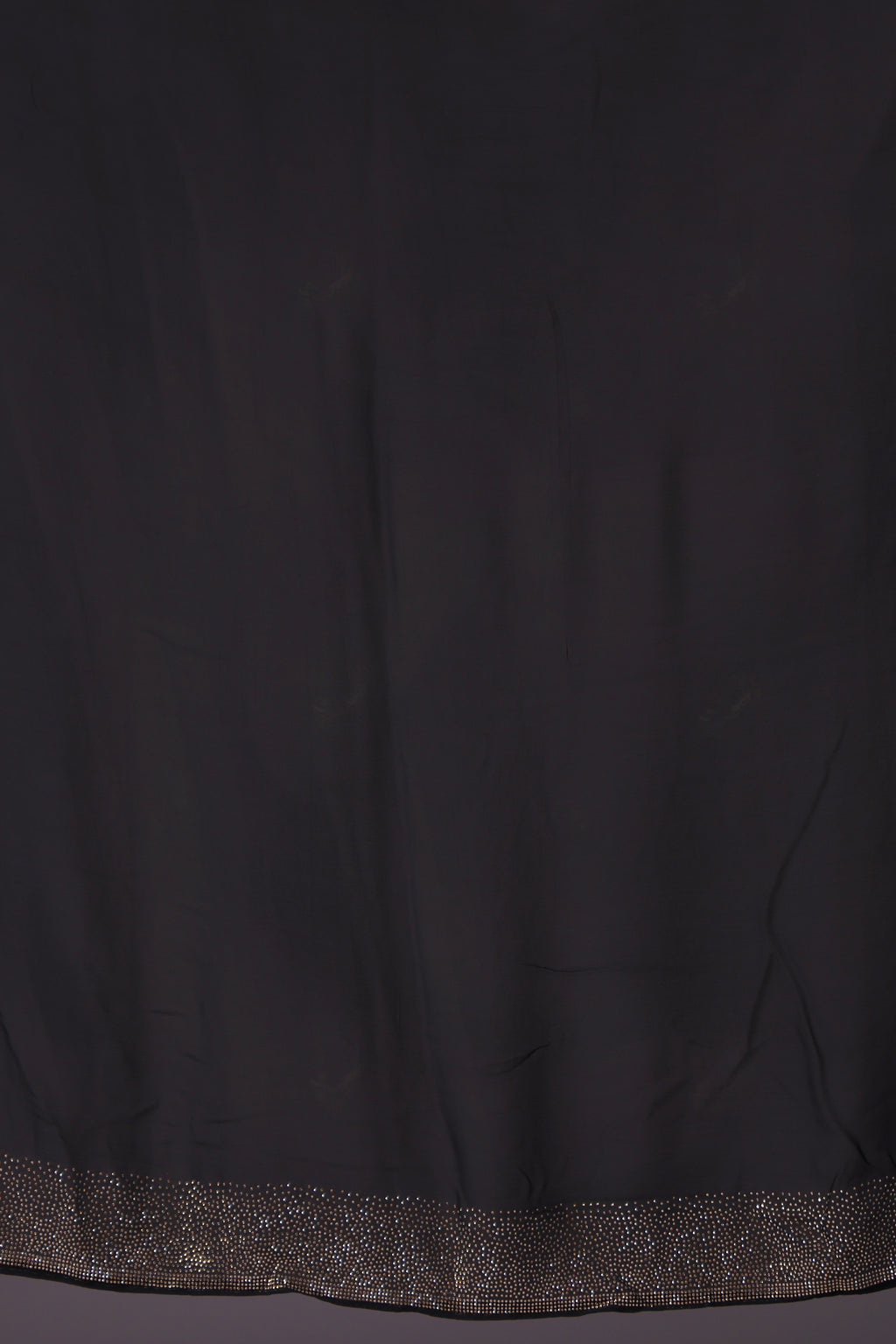 Crepe Satin Black Digital Print Saree