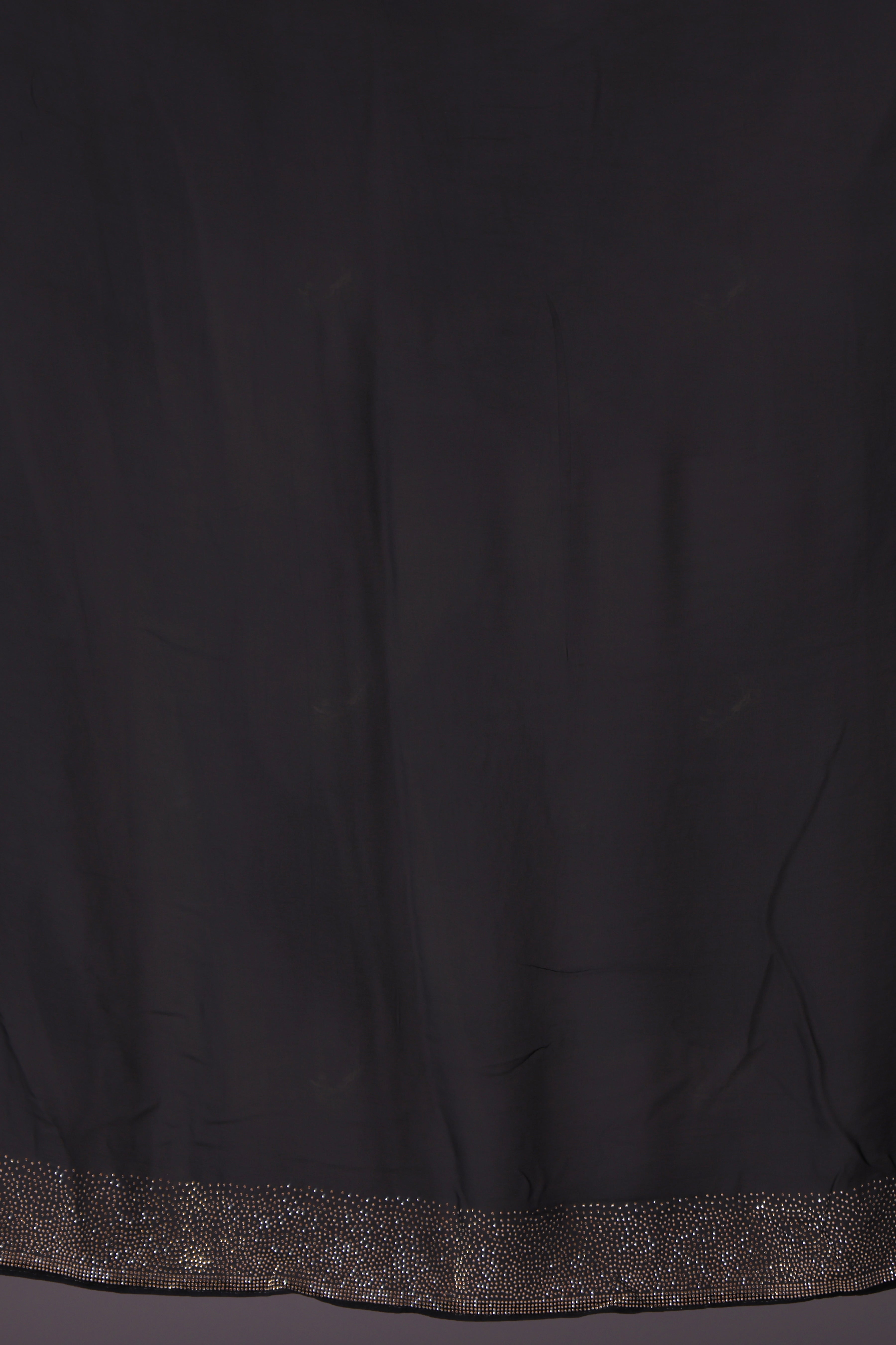 Crepe Satin Black Digital Print Saree