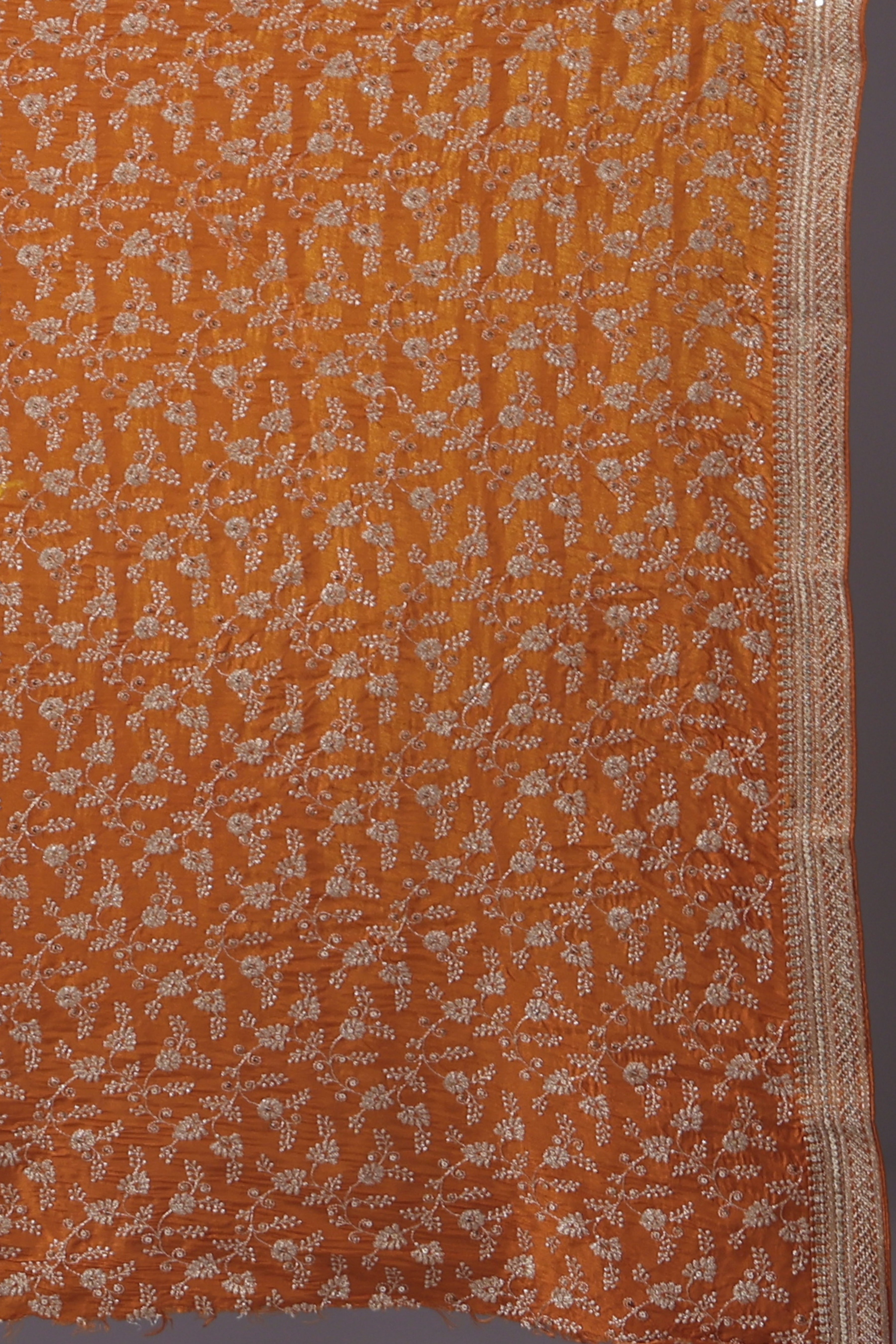 Checks Organza Zari Border